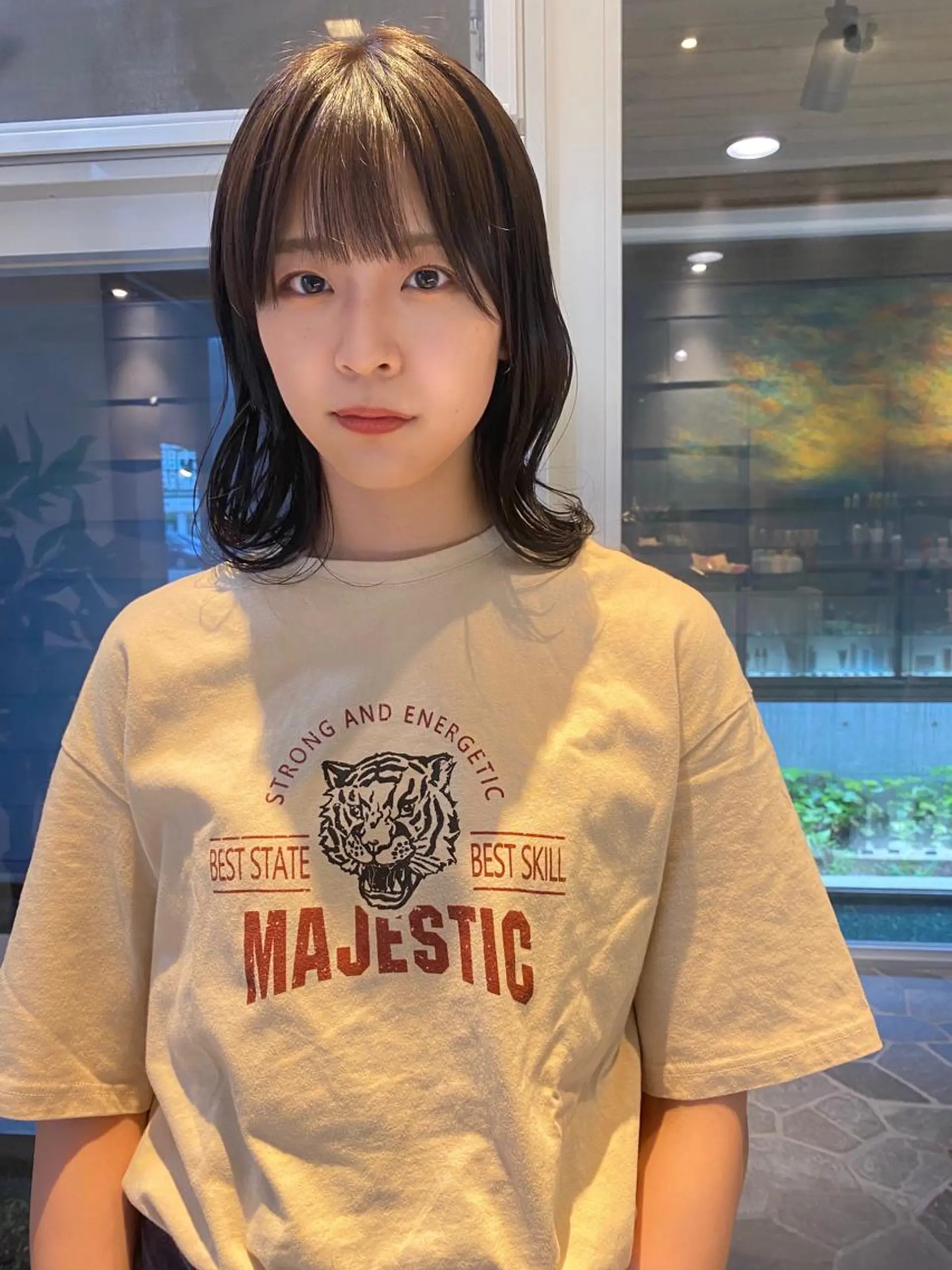 セミロング カラー パーマ nambu-GARDEN所属・上田 昂雅のヘアスタイル