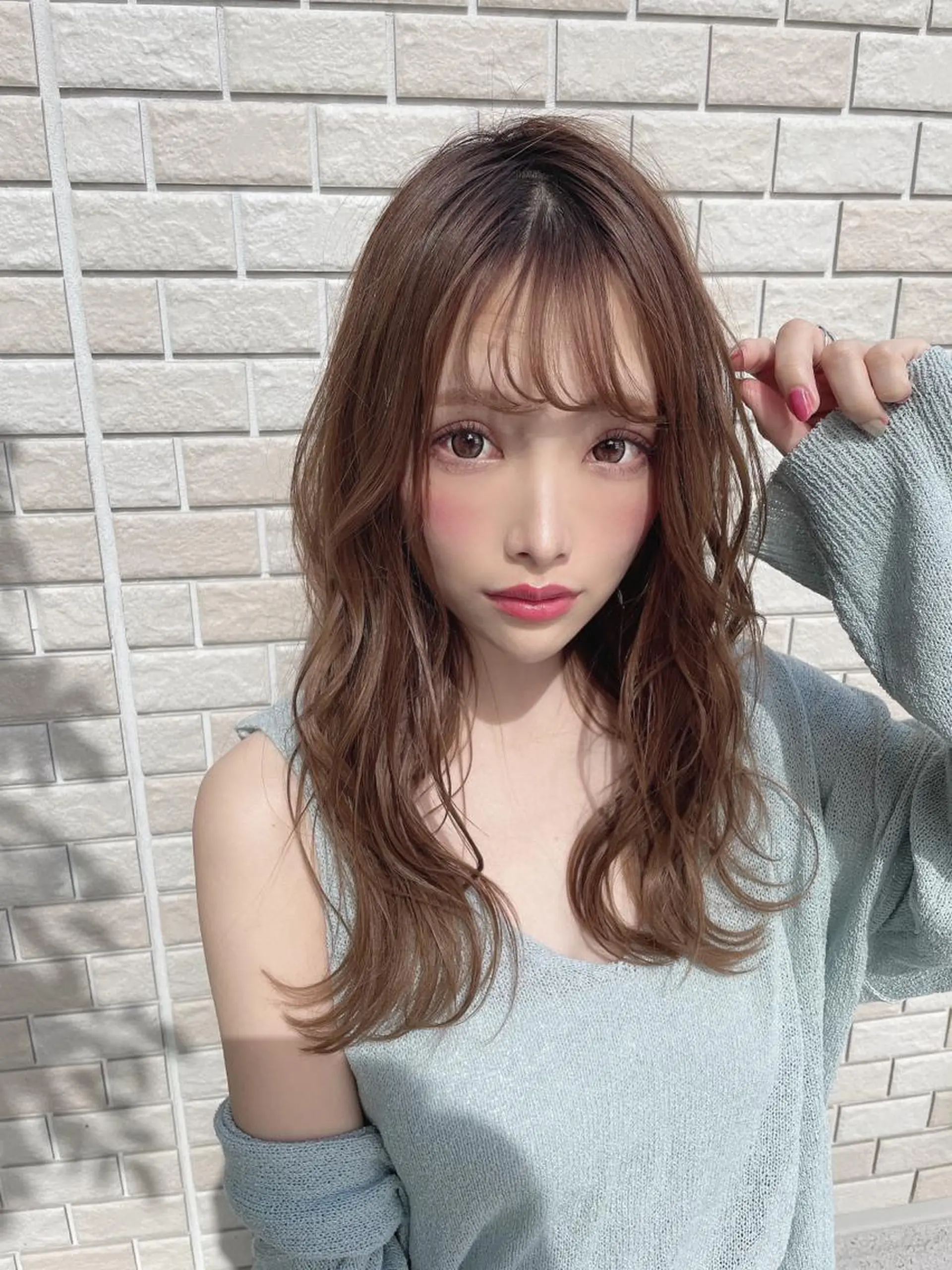 セミロング レイヤーカット カット ヘアカラー トリートメント ボンドストーリーノヴァ所属・縮毛矯正・髪質改善 ❣️三浦正也のヘアスタイル