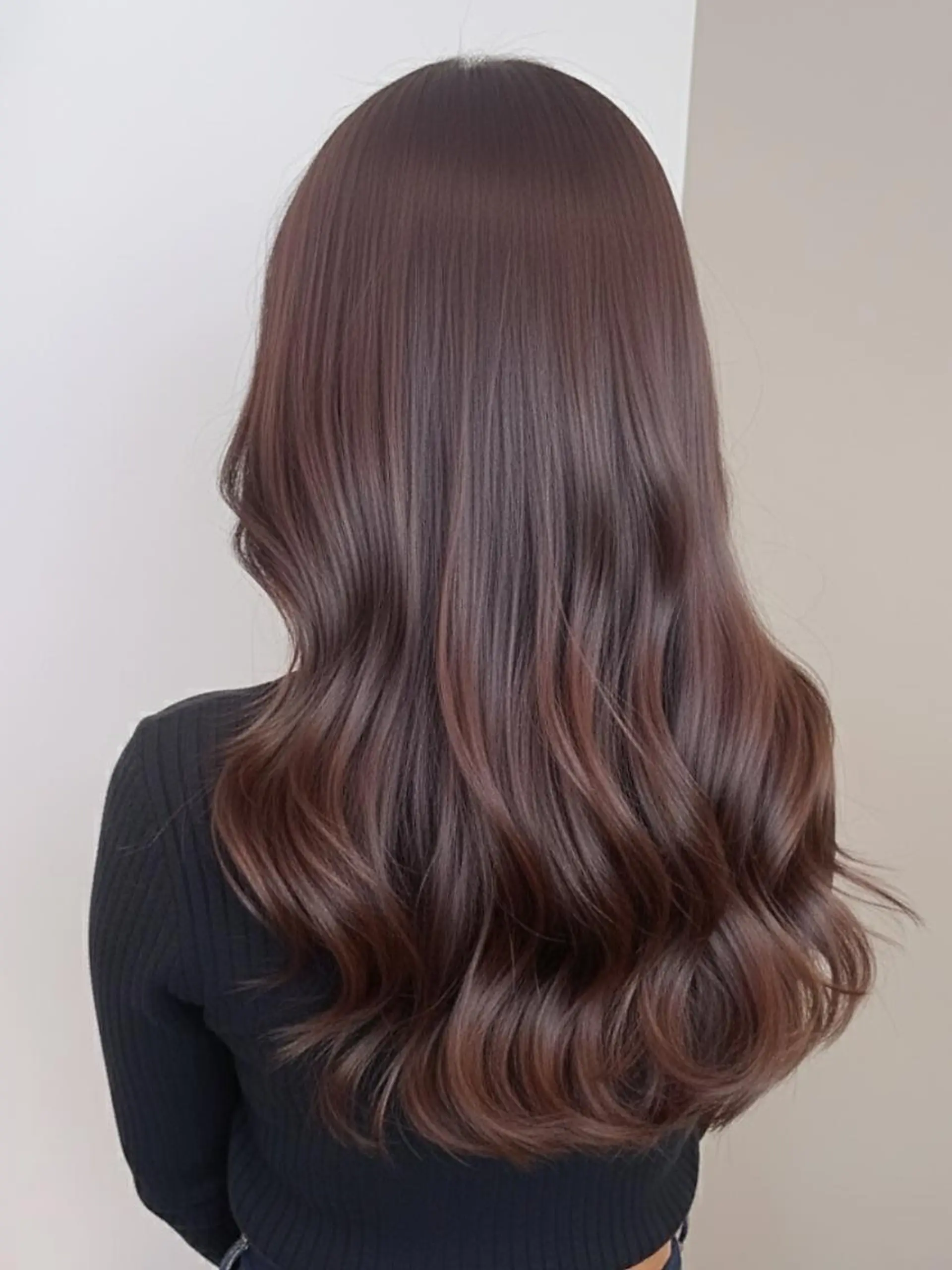 ロング カット ヘアカラー トリートメント 松本/艶カラー/ ブリーチ/村岡 彩優のヘアスタイル