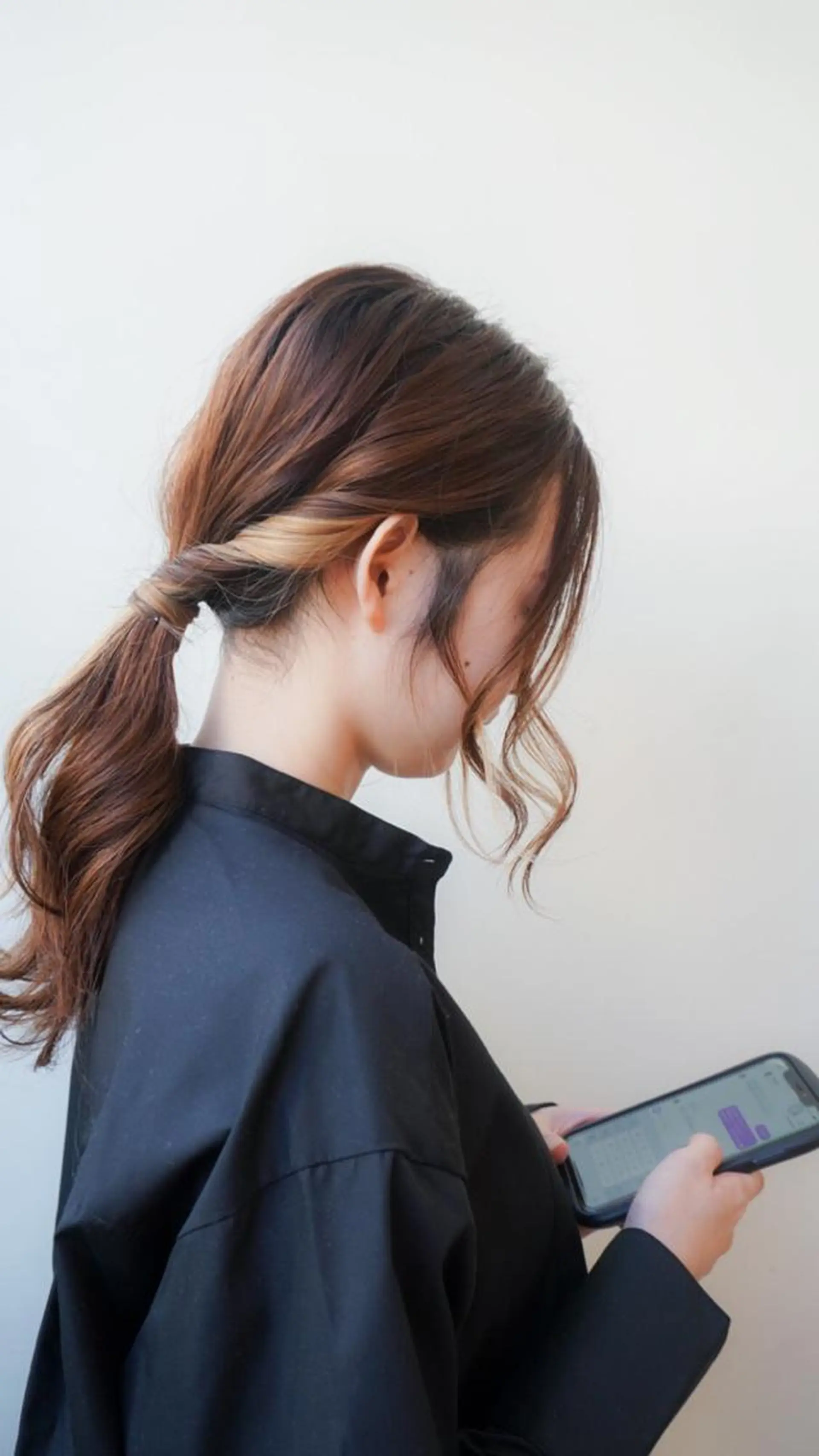 ミディアム ヘアアレンジ 簡単アレンジ ミタニ/髪質改善 /レイヤーカットのヘアスタイル