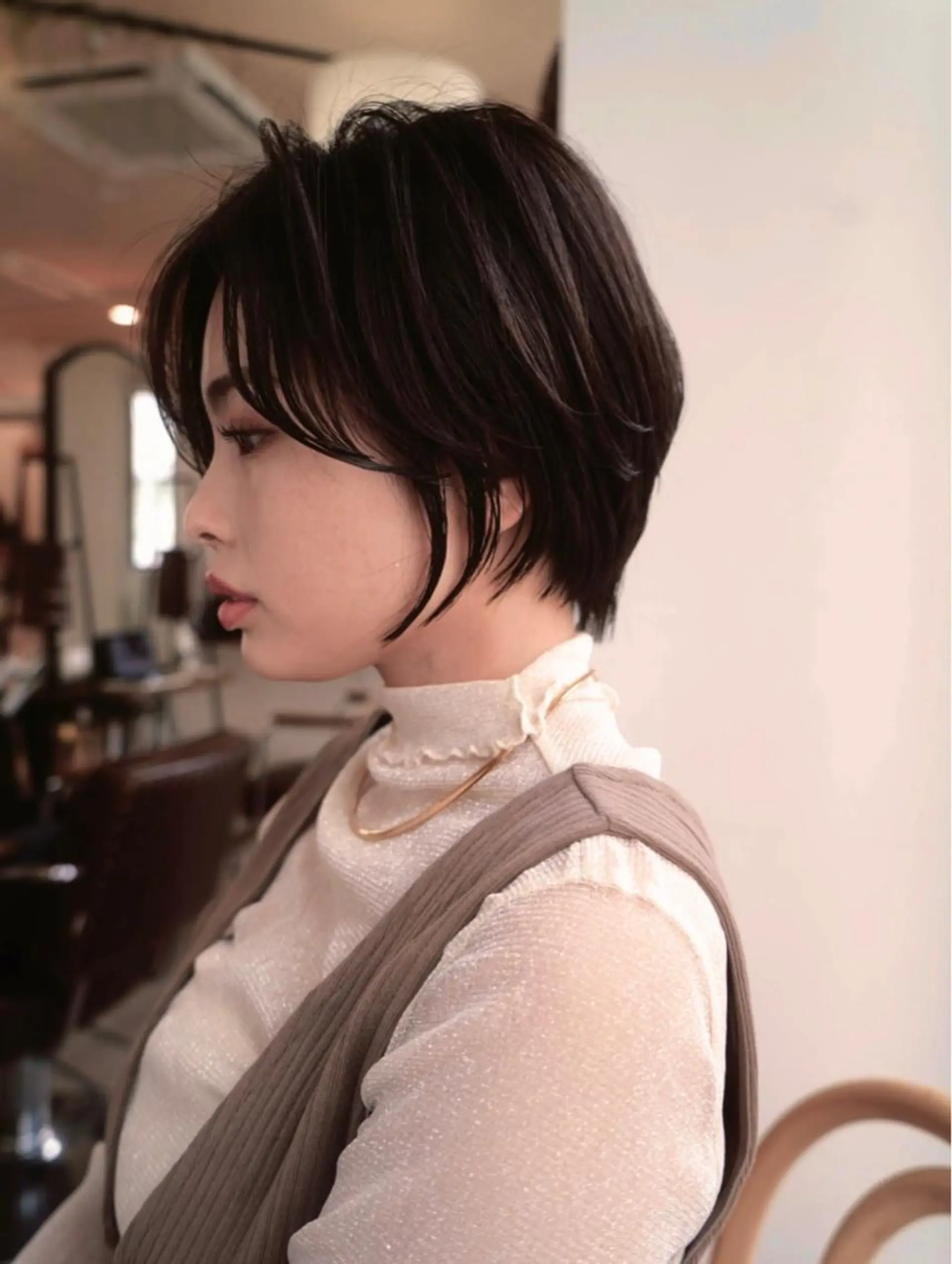 ショート 🌟ショート/シ ョートボブ/岡田🌟のヘアスタイル