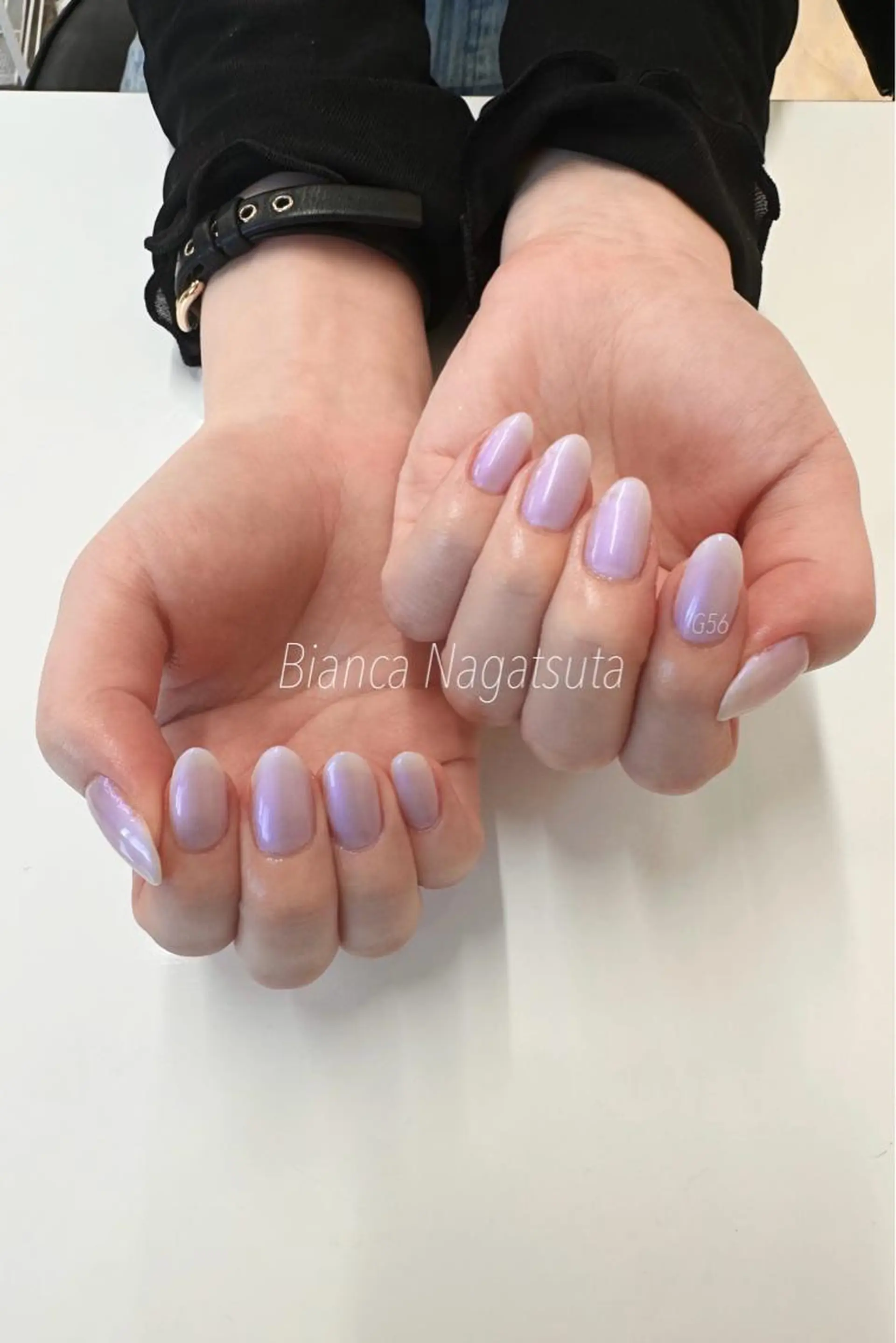 ネイル オーロラネイル Bianca🦋 AIRAのネイルデザイン