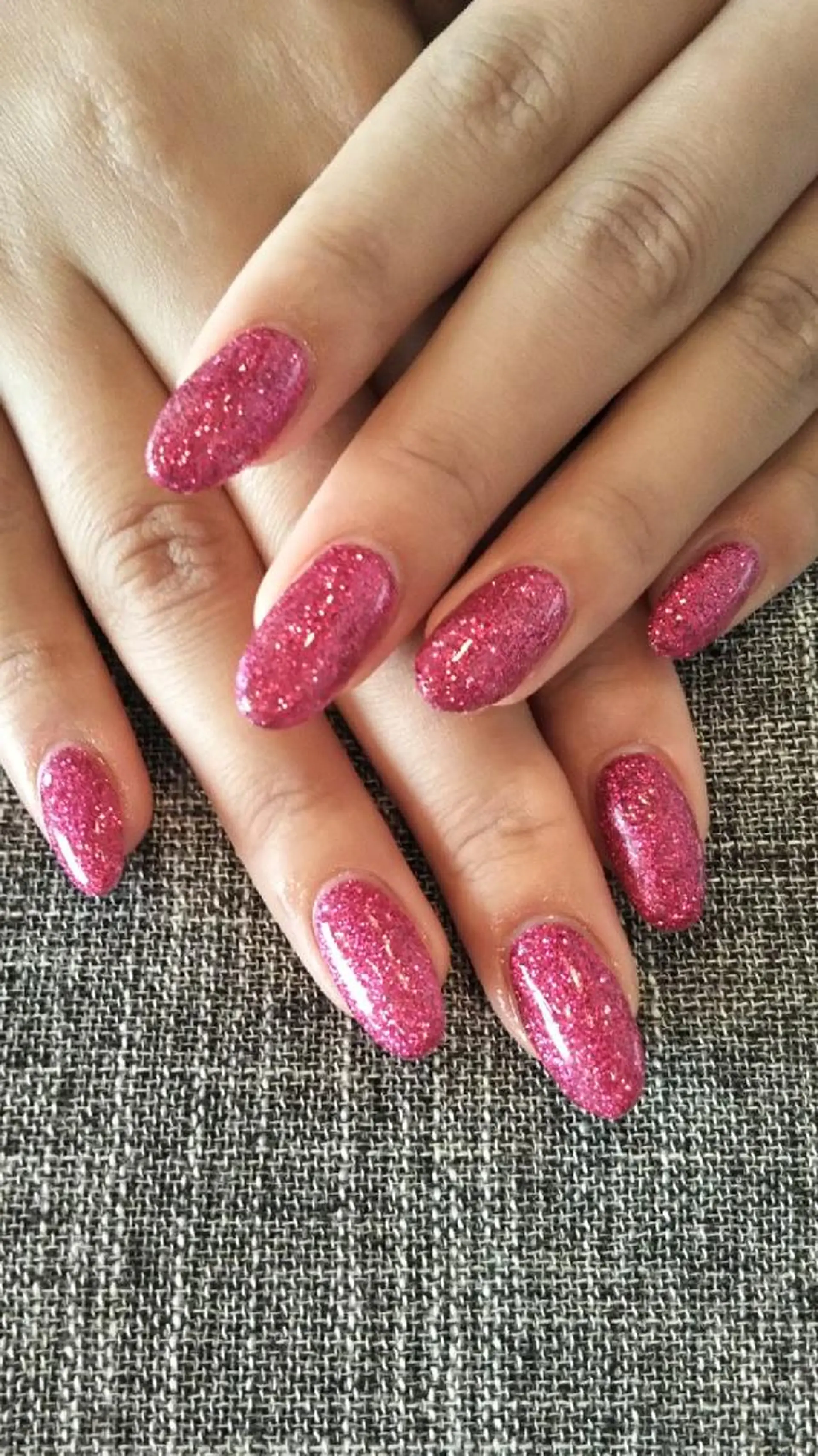 ネイル ラメ(グリッター) ピンク private salon mieのネイルデザイン