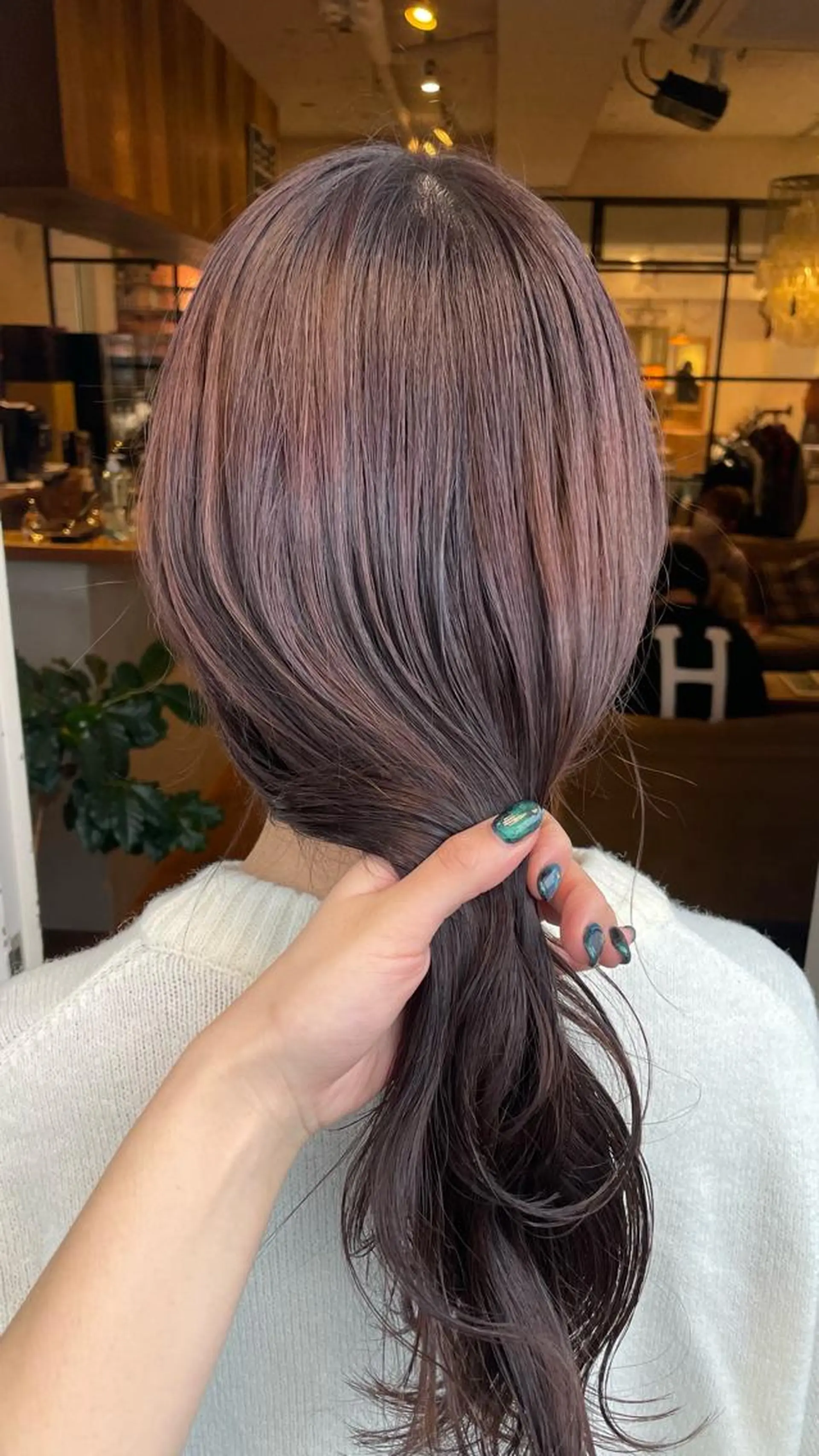 セミロング カラー ブリーチ ダブルカラー ピンクカラー ヘアカラー ファッションに 溶け込むstyleのヘアスタイル