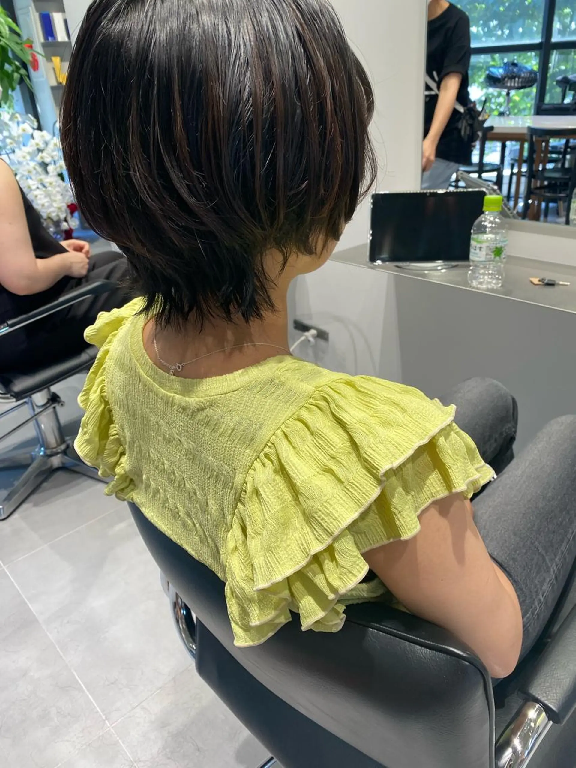 ショート カラー ヘアアレンジ ウルフカット stylist/蛯谷 珠里のヘアスタイル