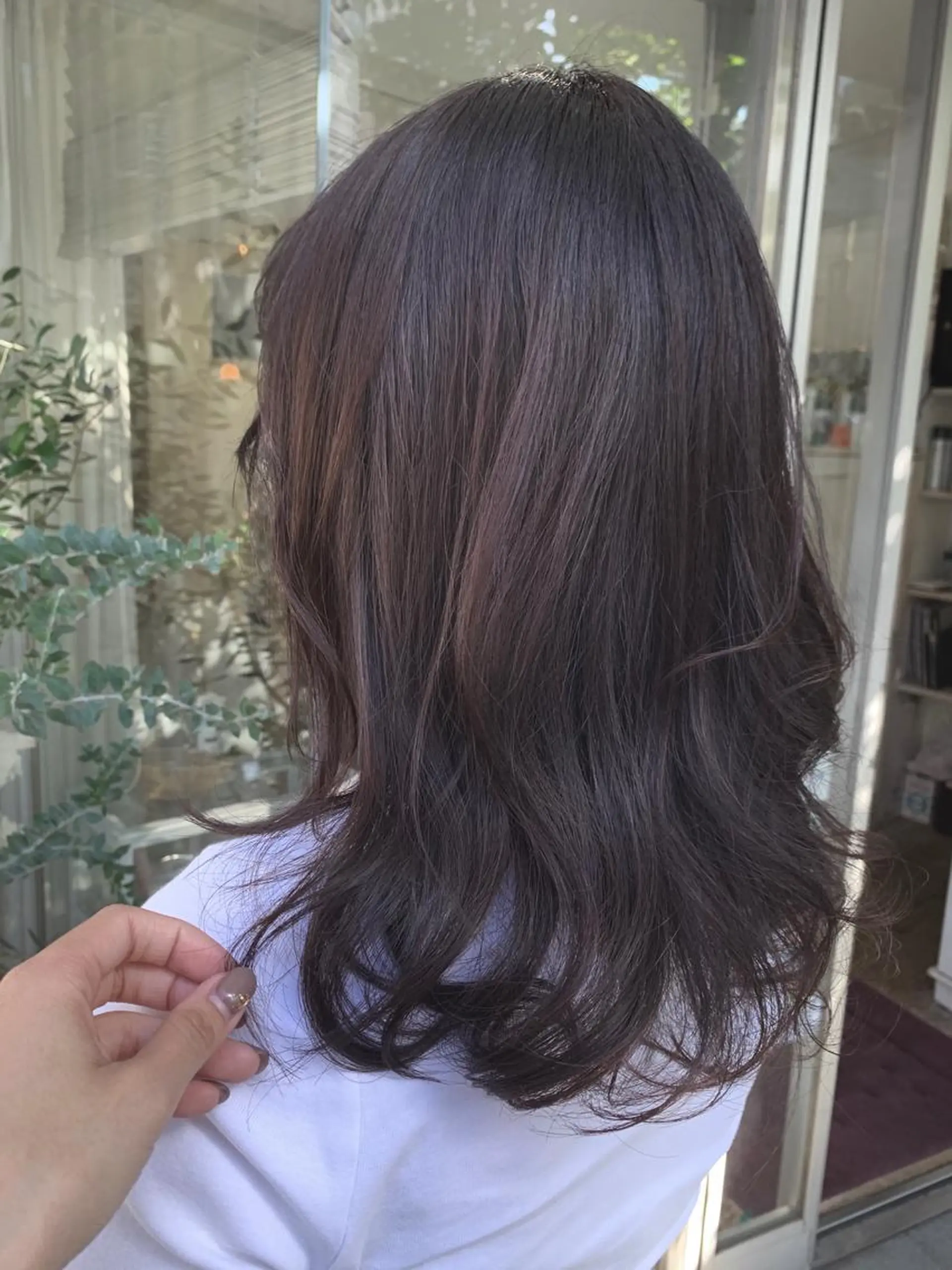 ロング カラー カット ヘアカラー fio マナミのヘアスタイル