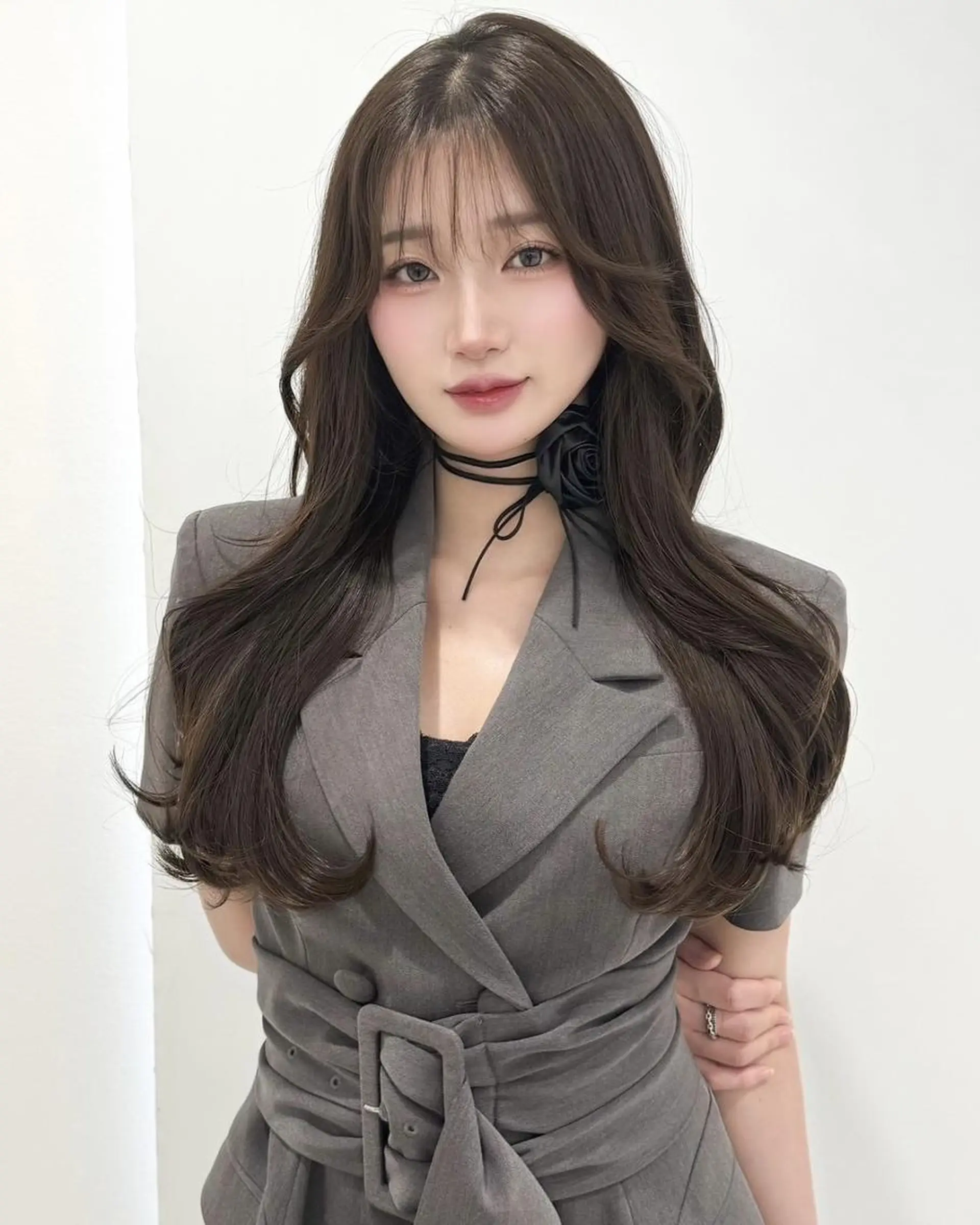 ロング カット ヘアカラー トリートメント *🥣技術モデル様 募集中🤍銀座のヘアスタイル