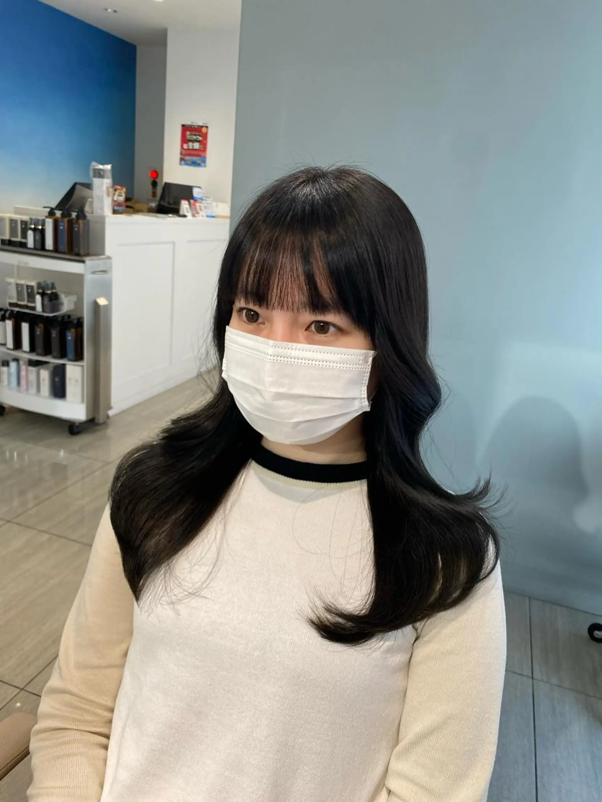 ロング カラー 韓国風ヘア レイヤーカット ロング 韓国風レイヤーカット 💎髪質改善"yuiのヘアスタイル