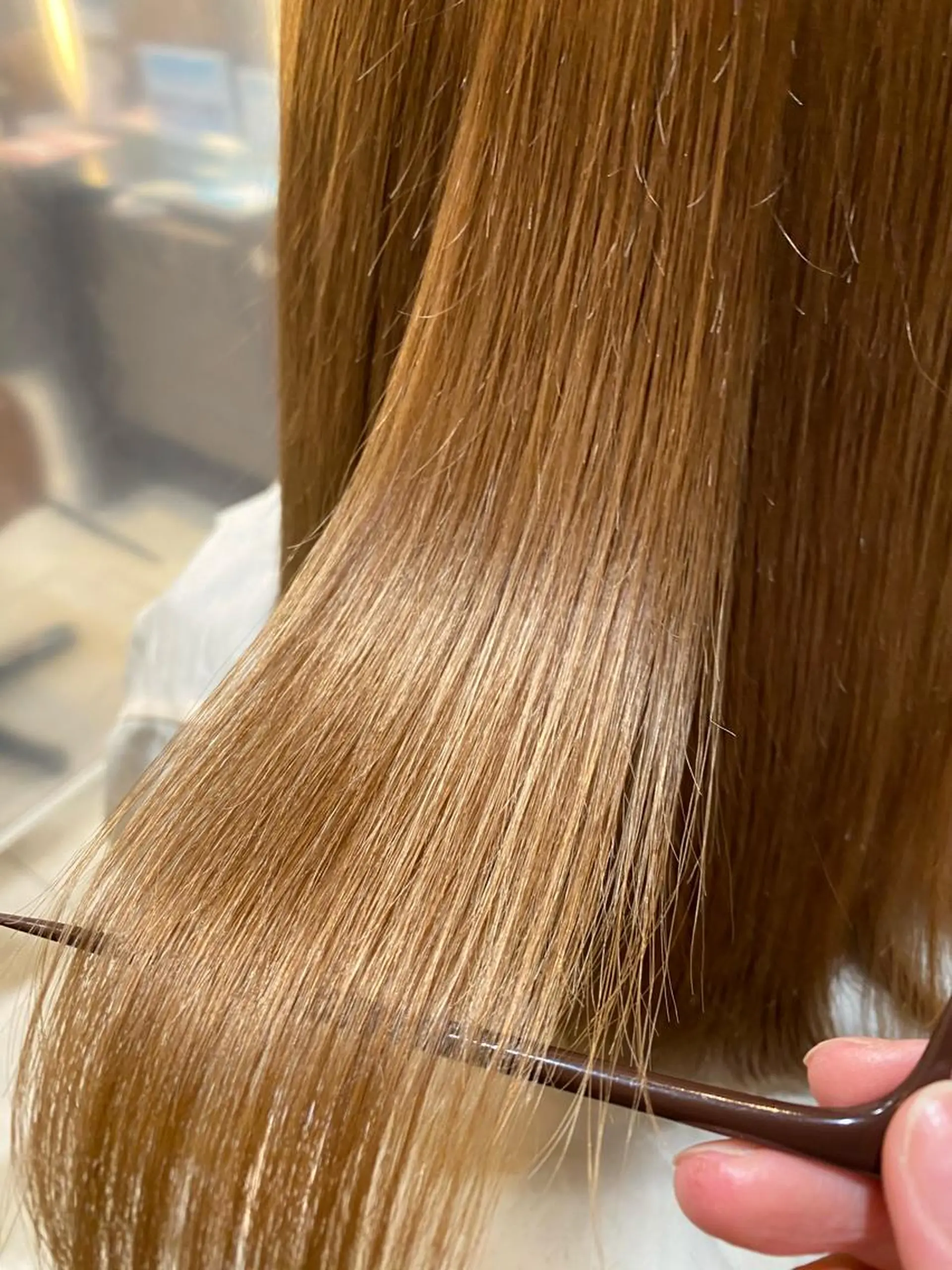 ミディアム 髪質改善 阿部のヘアスタイル