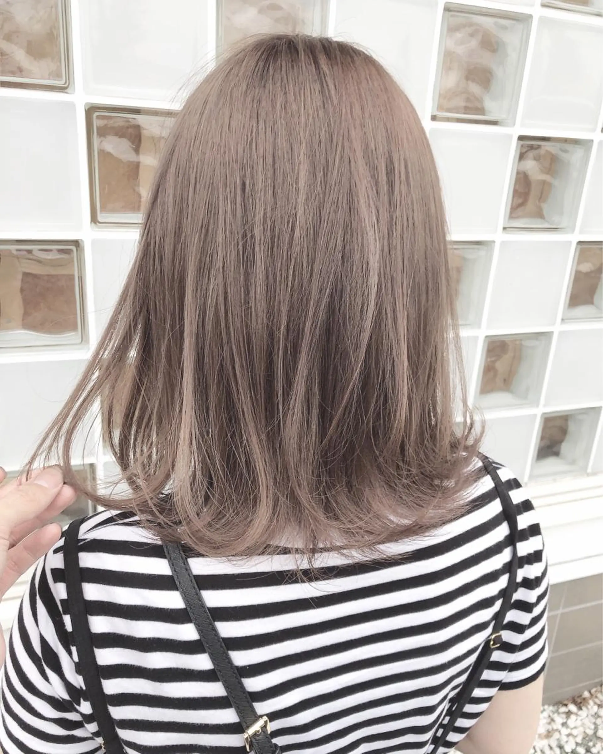 ミディアム カラー ヘアカラー 具志 正太のヘアスタイル