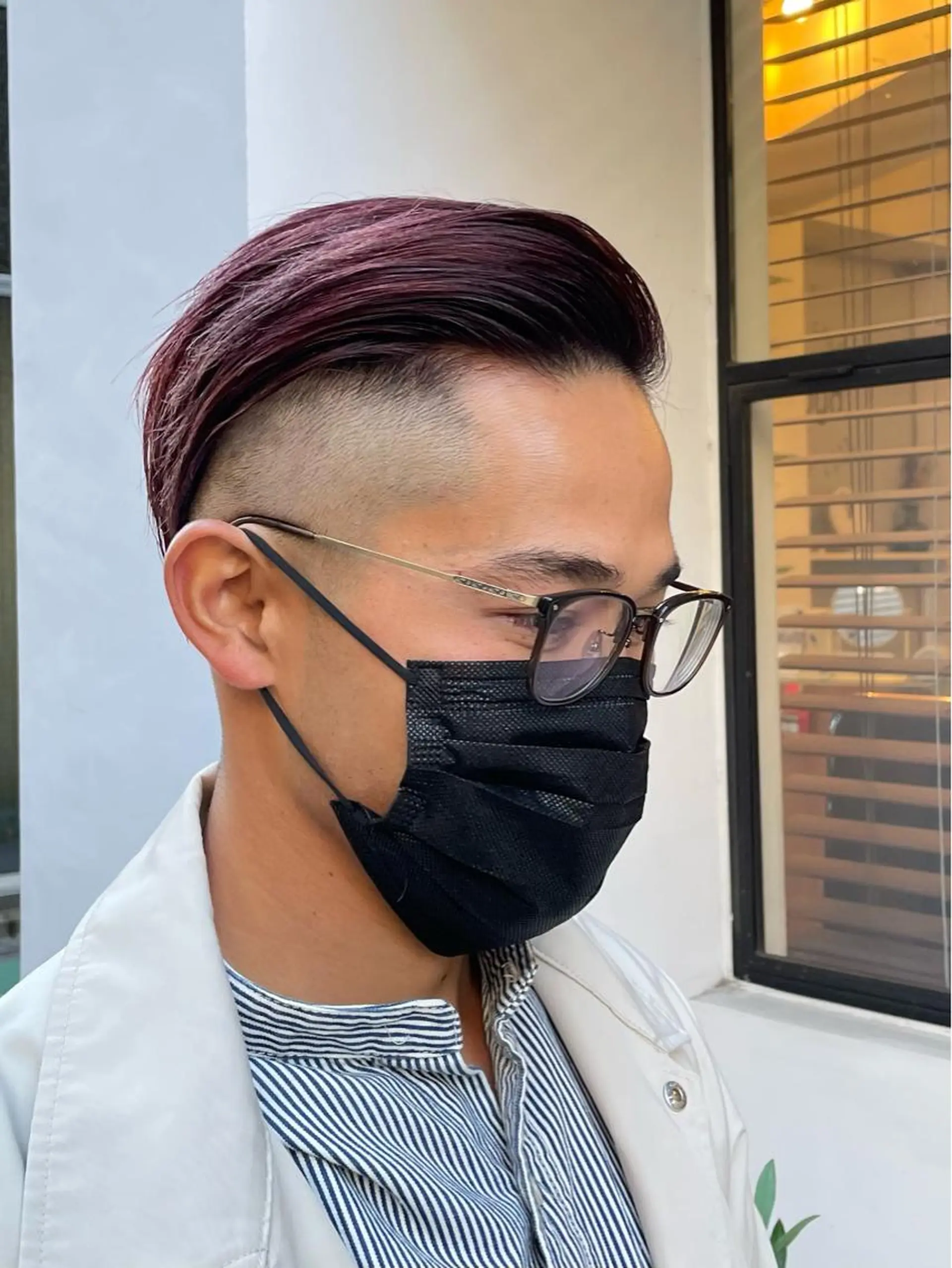 ショート カラー メンズ メンズブリーチ フェードカット メンズハイライト ブリーチ ハイライトカラー カット ヘアカラー 髪質改善/縮毛矯正 ボブ/Ryuseiのヘアスタイル