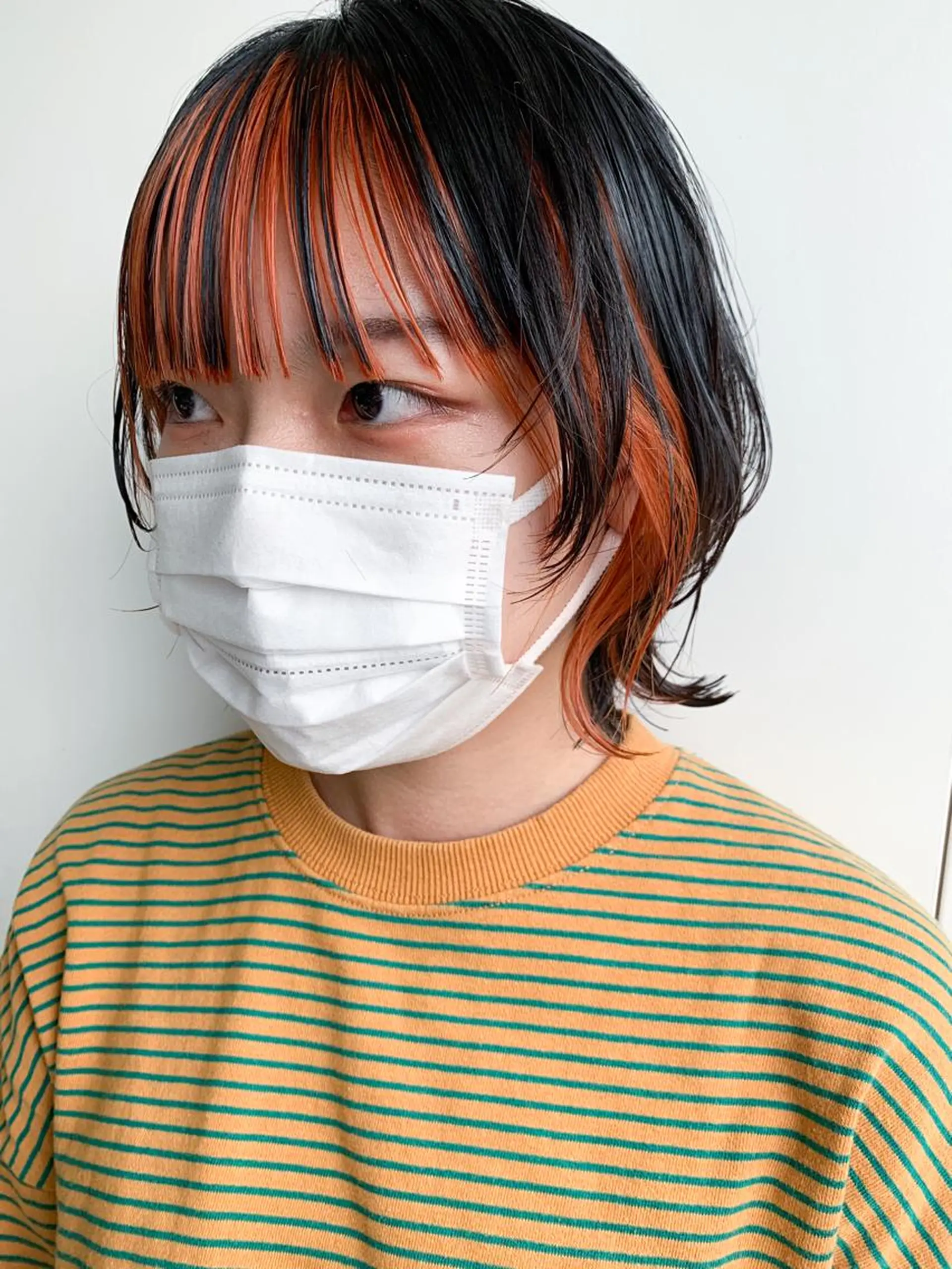 ショート nuu所属・💜ショート💜 ウルフ、ボブ二色亜美のヘアスタイル