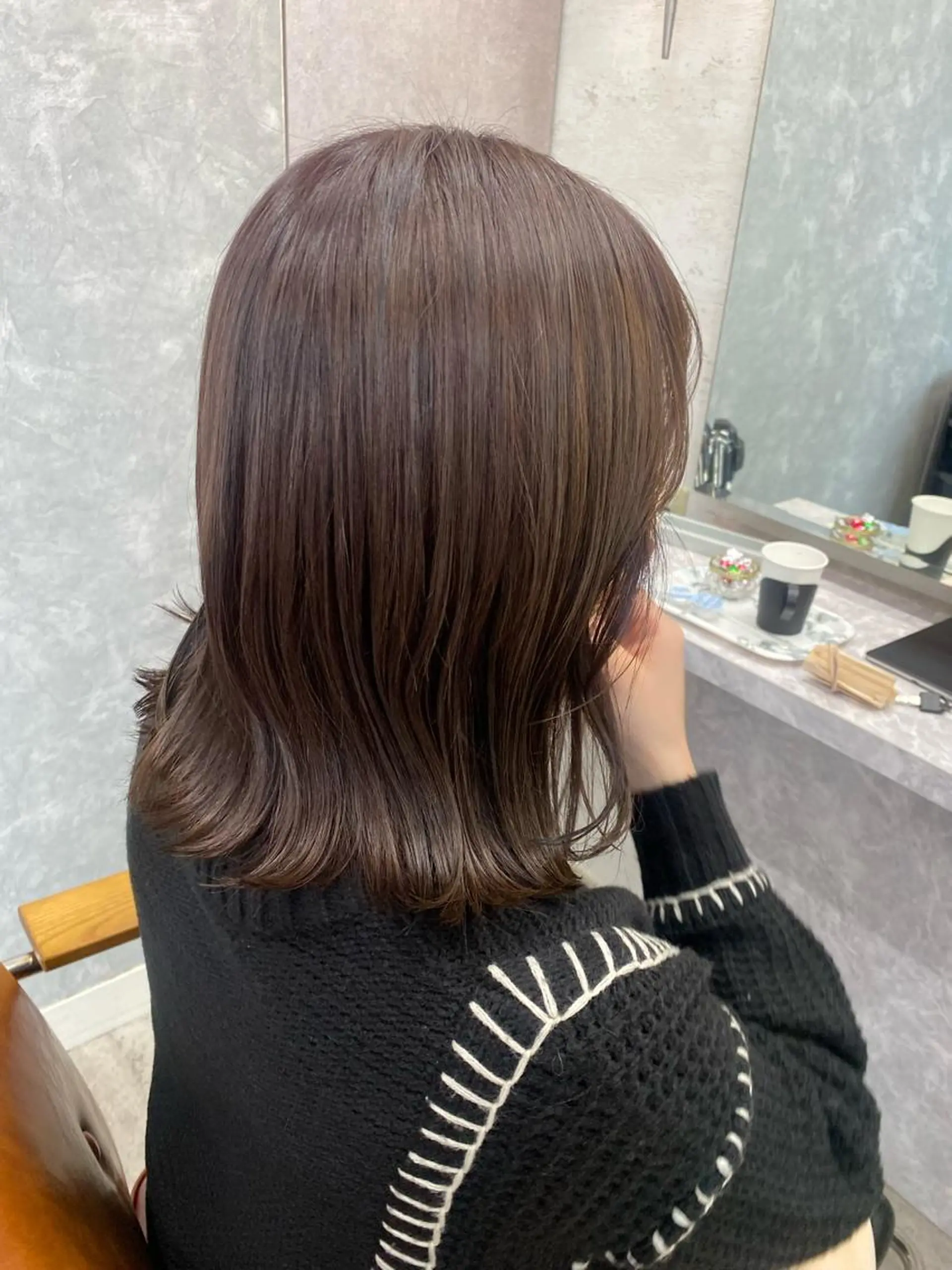 ミディアム カラー カット ヘアカラー トリートメント 🍓小野 紗由美🍓のヘアスタイル