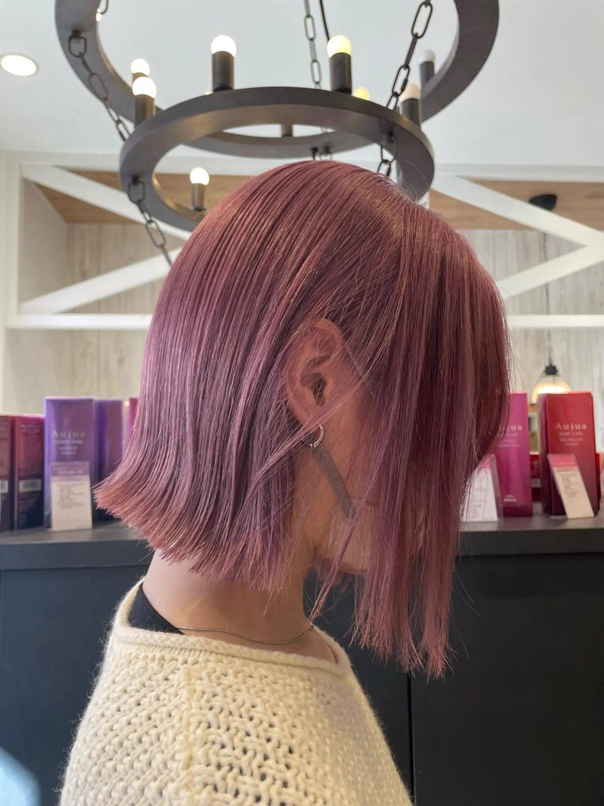 カラー 井上 舞のヘアスタイル