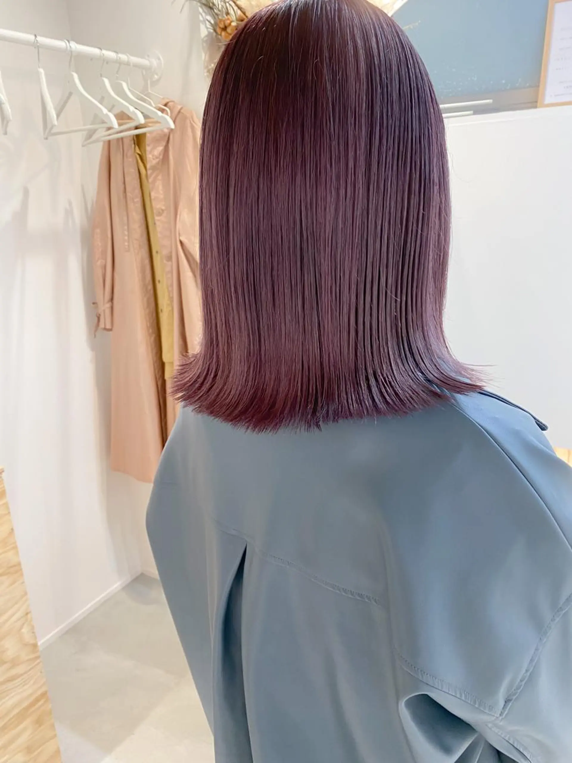 ミディアム カラー ブリーチ ラベンダーカラー fit stand /HIIRAGIのヘアスタイル