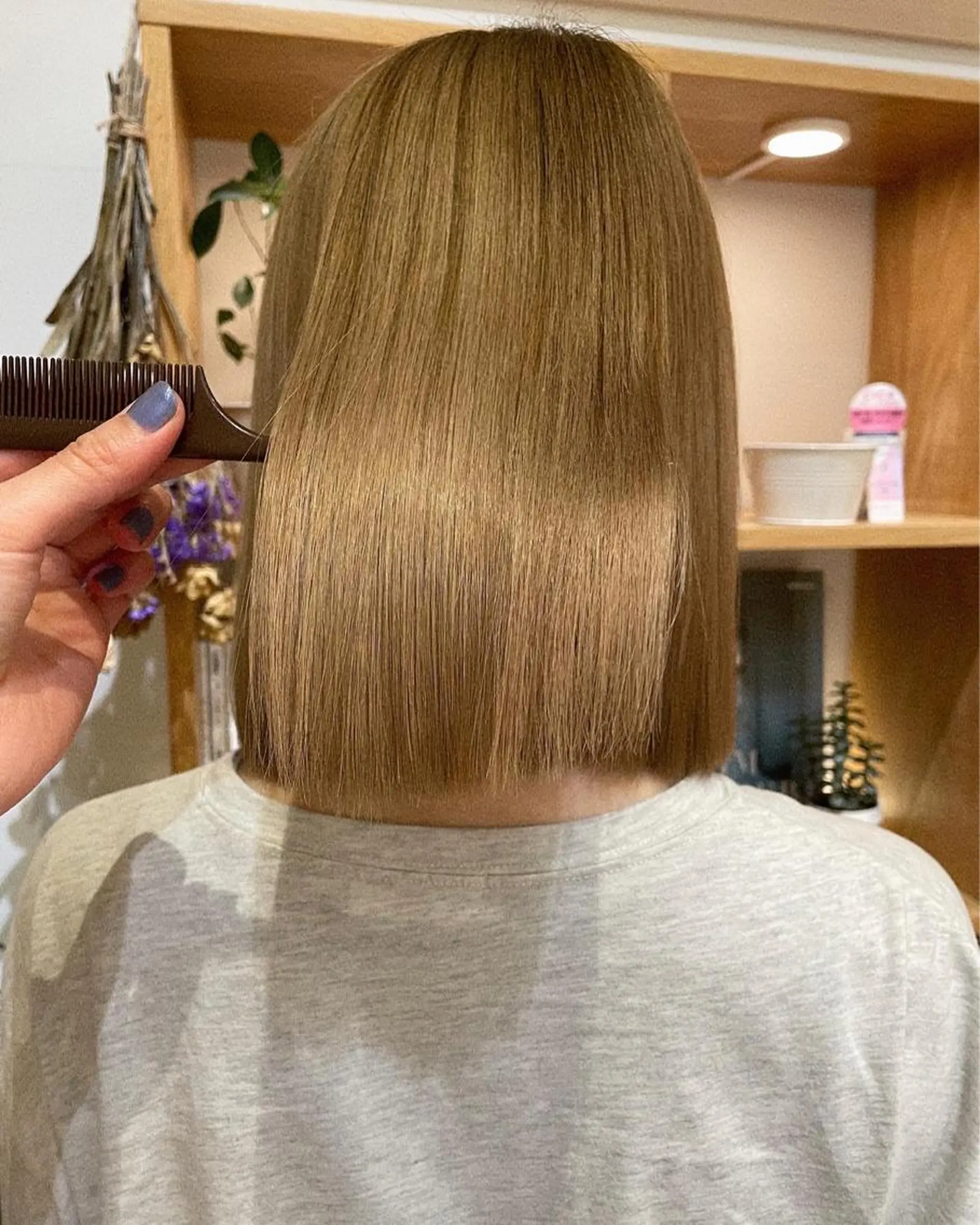 ミディアム 暖色カラー/似合わせ カット/名古屋/辻のヘアスタイル