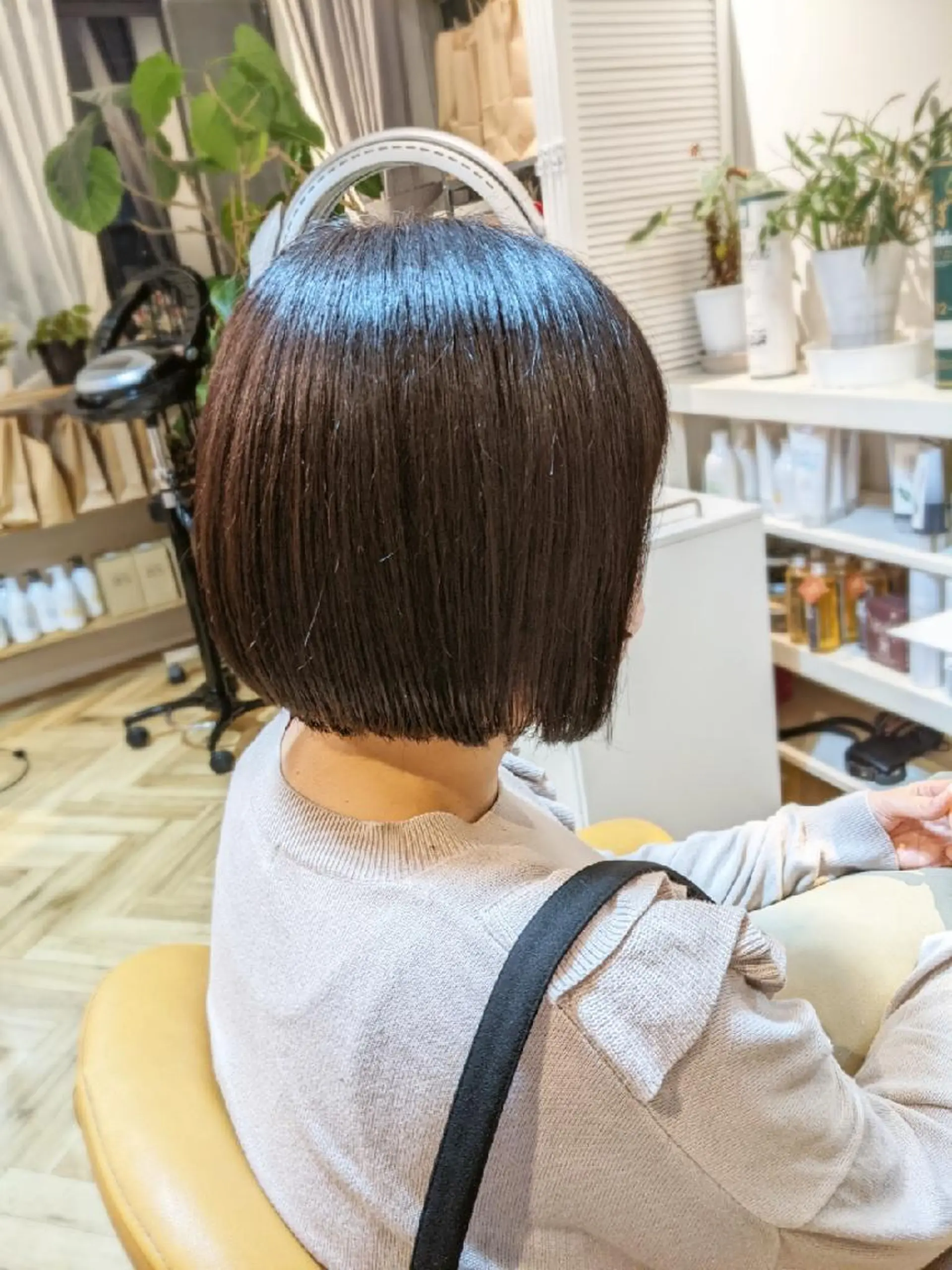 ショート ボブ カット ヘッドスパ 中野 雅子のヘアスタイル