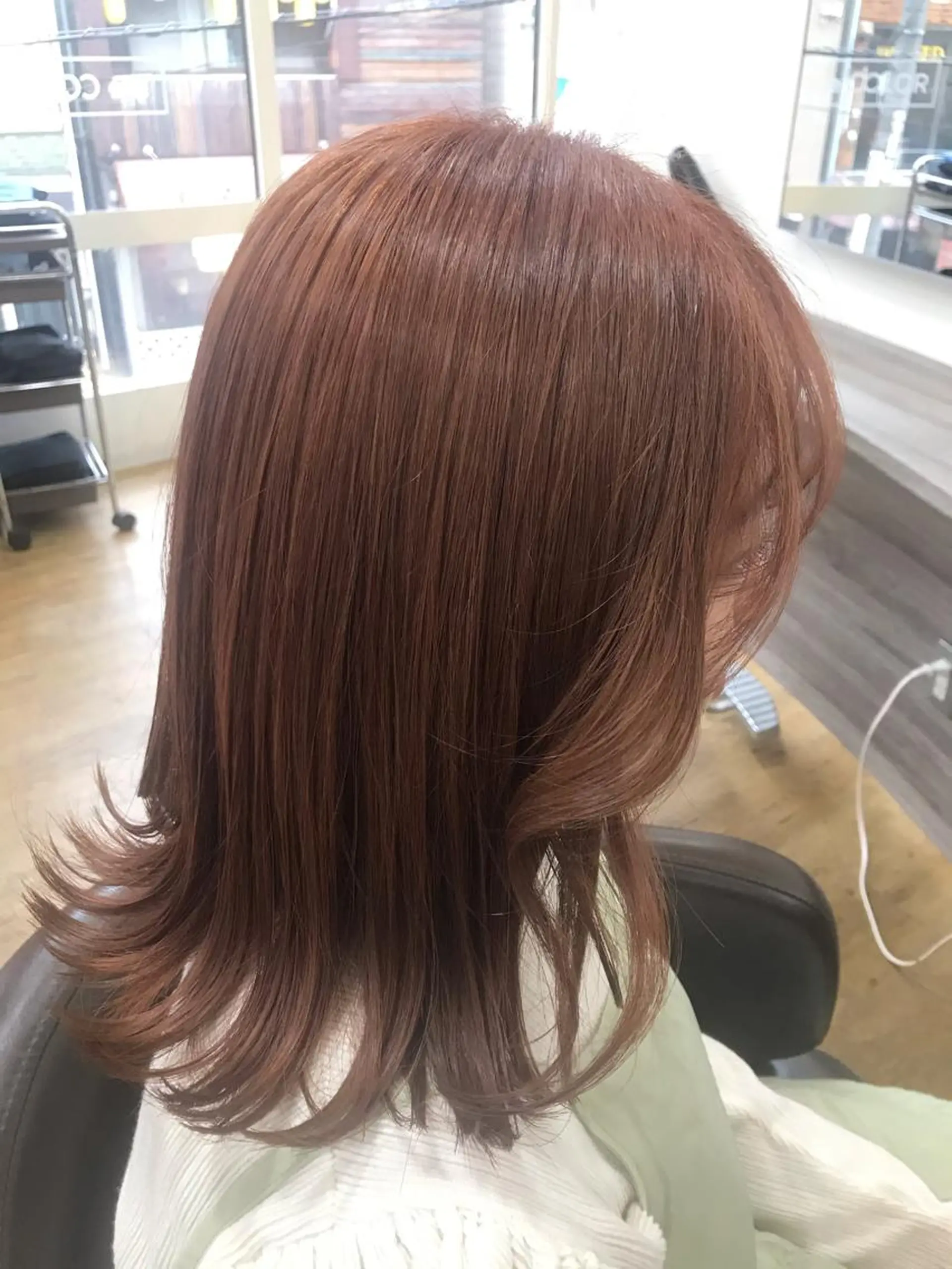 ミディアム カラー ヘアアレンジ ナガミネアリサ/ 学芸大学/海外ヘアのヘアスタイル