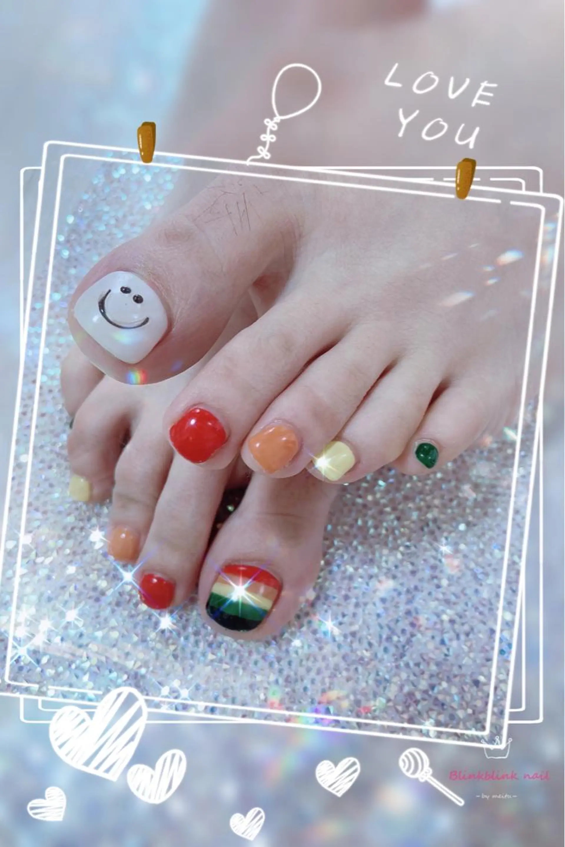 ショート ネイル フットネイル Style Nailのネイルデザイン