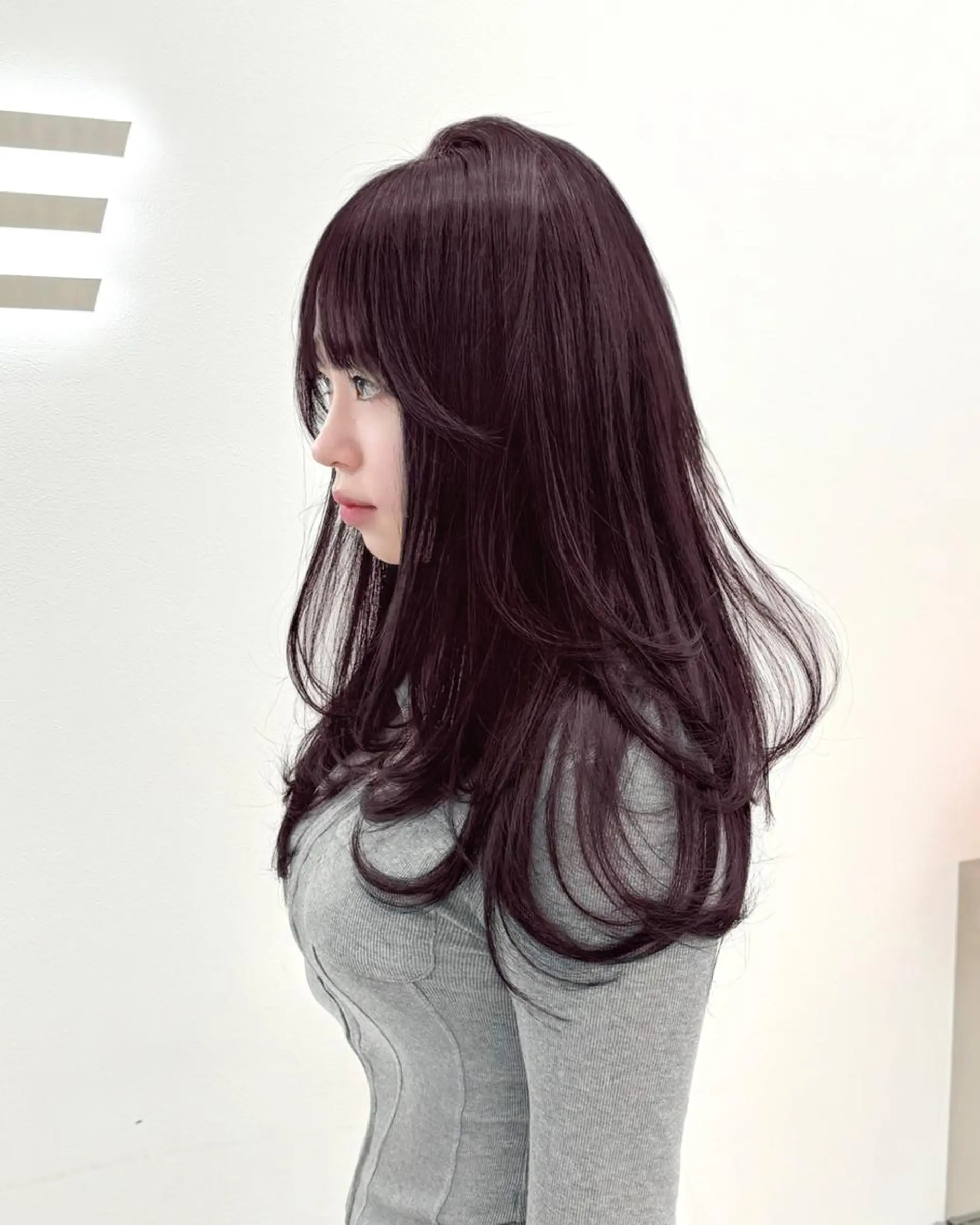 カラー ロング 🤍🥀韓流暖色レイ ヤー🥀🤍あやねのヘアスタイル