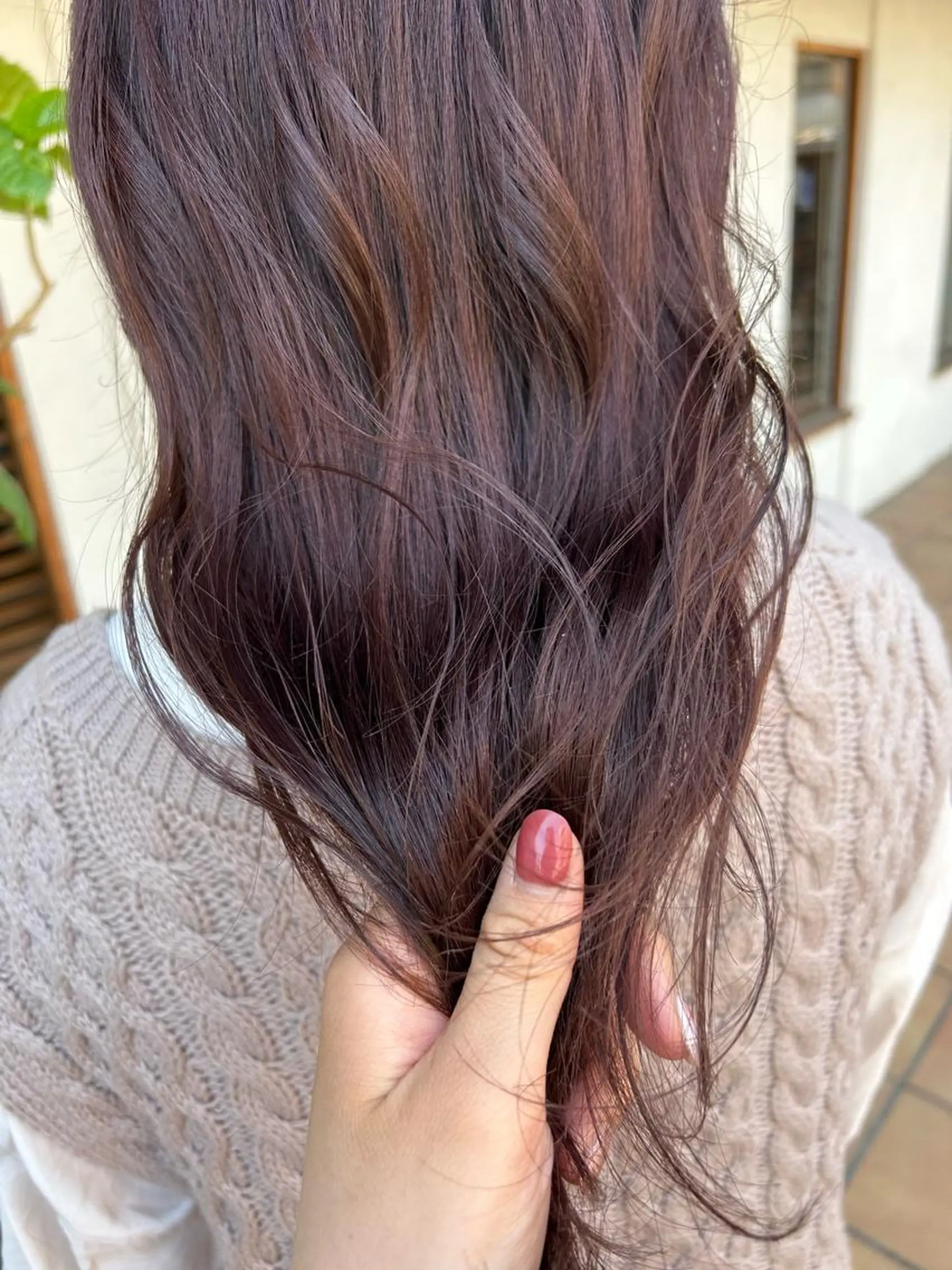 セミロング カラー putri 川邉 優花のヘアスタイル