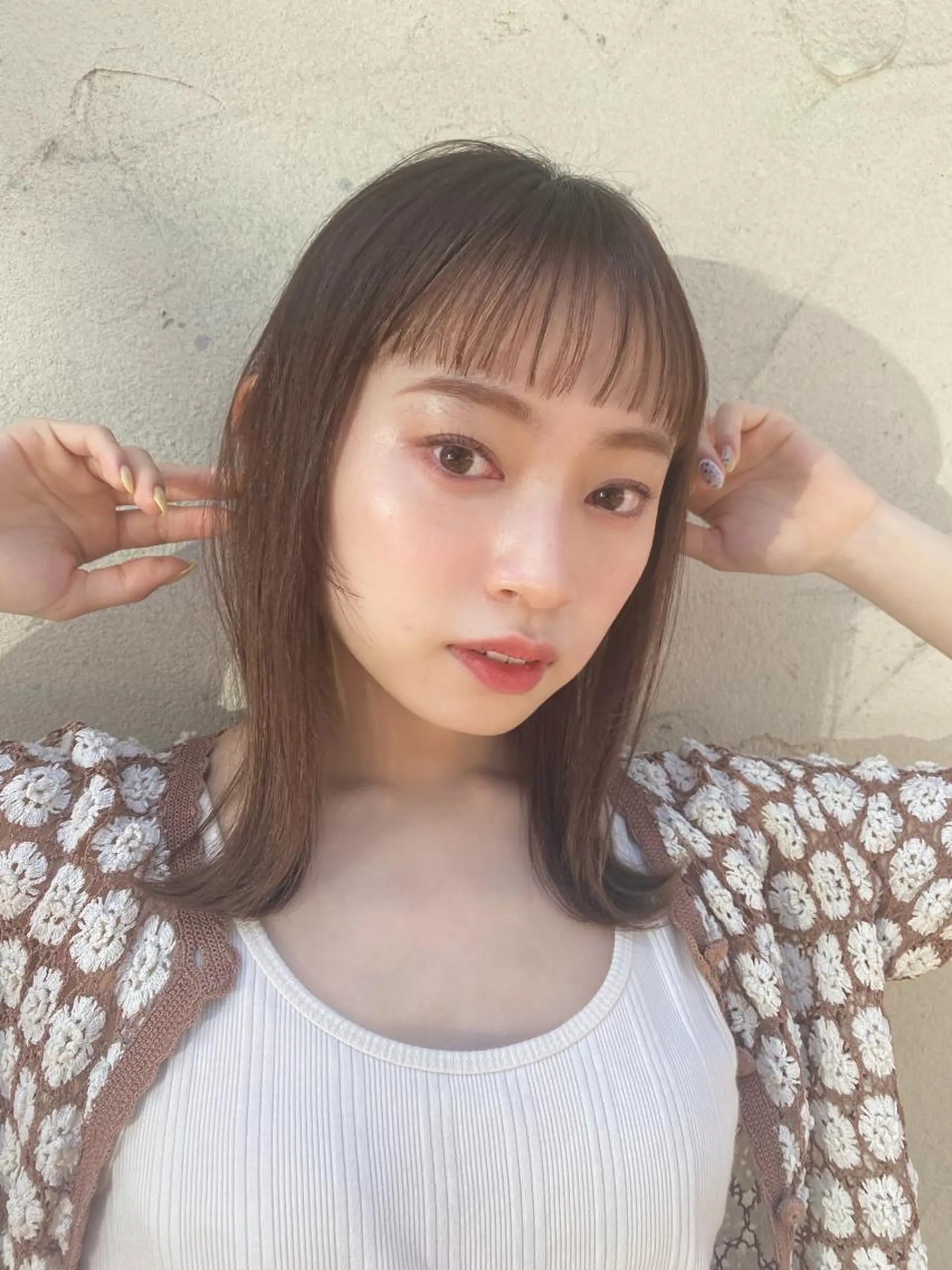 ミディアム カラー 🪭risa 暖色/レイヤー🪭のヘアスタイル