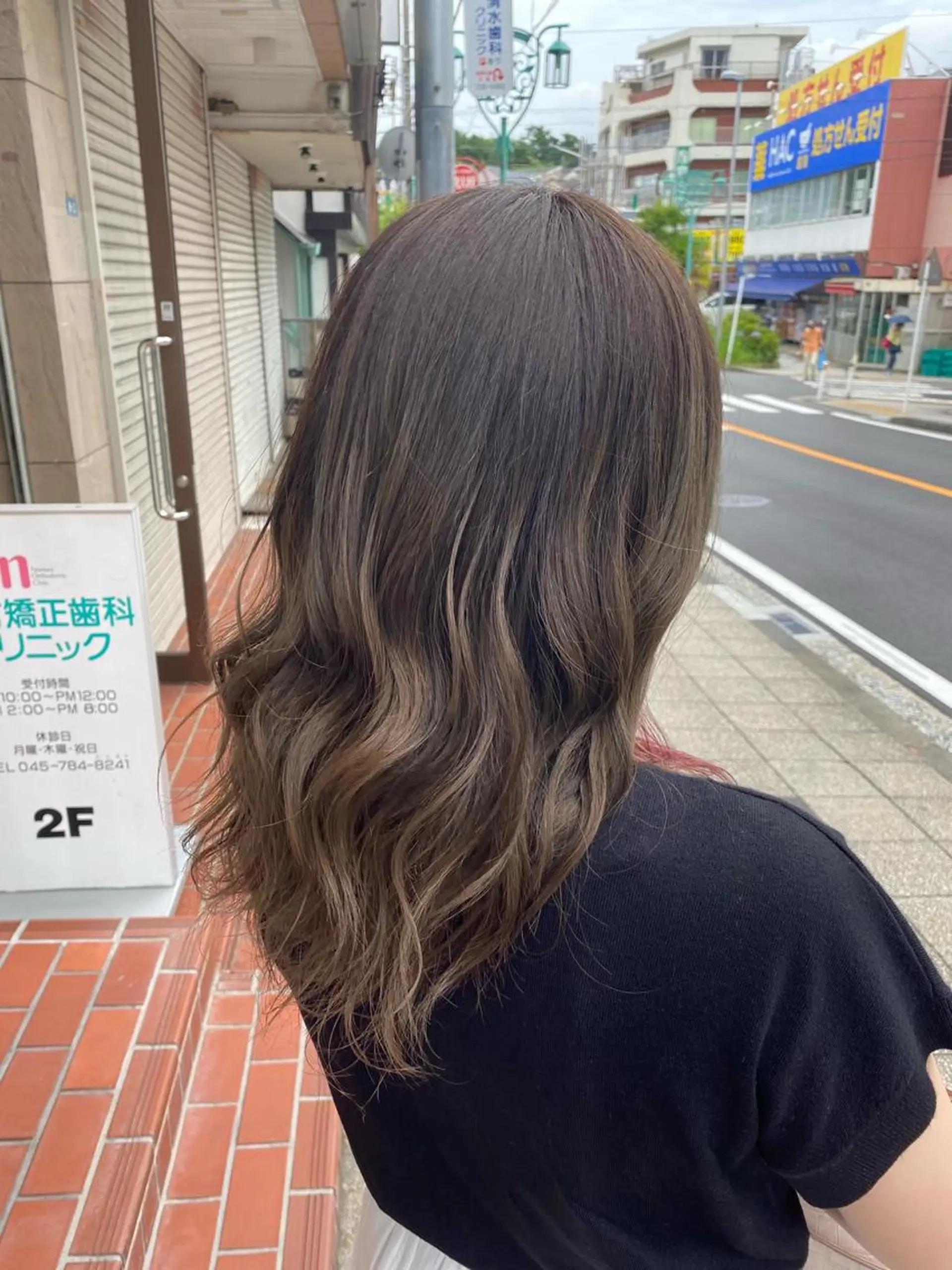 ミディアム カラー 透明感カラー/韓国 ヘア🩶yuri🩵のヘアスタイル