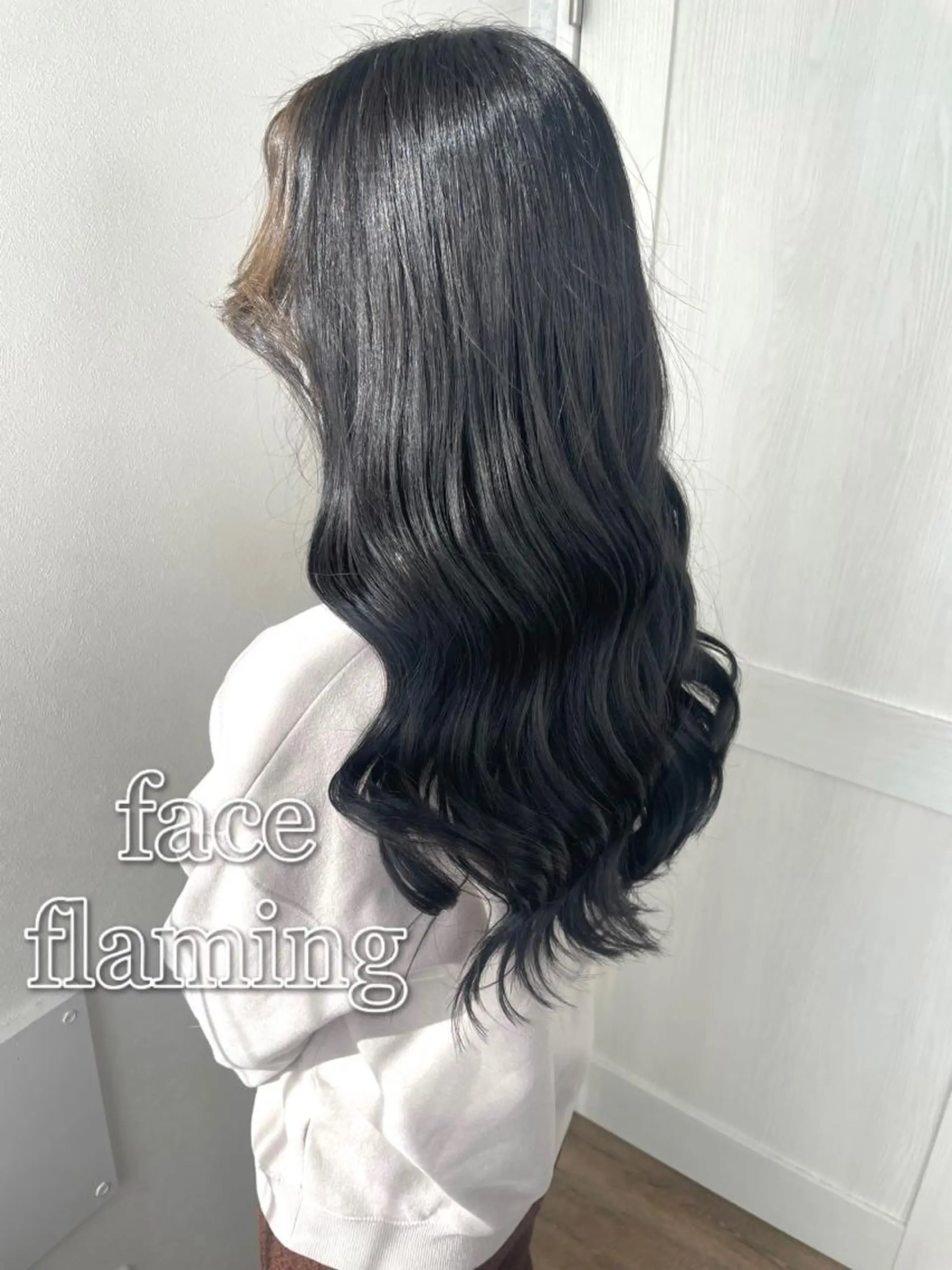 ロング カット ヘアカラー 小顔カット/透明感 カラー/美髪矯正🫧のヘアスタイル