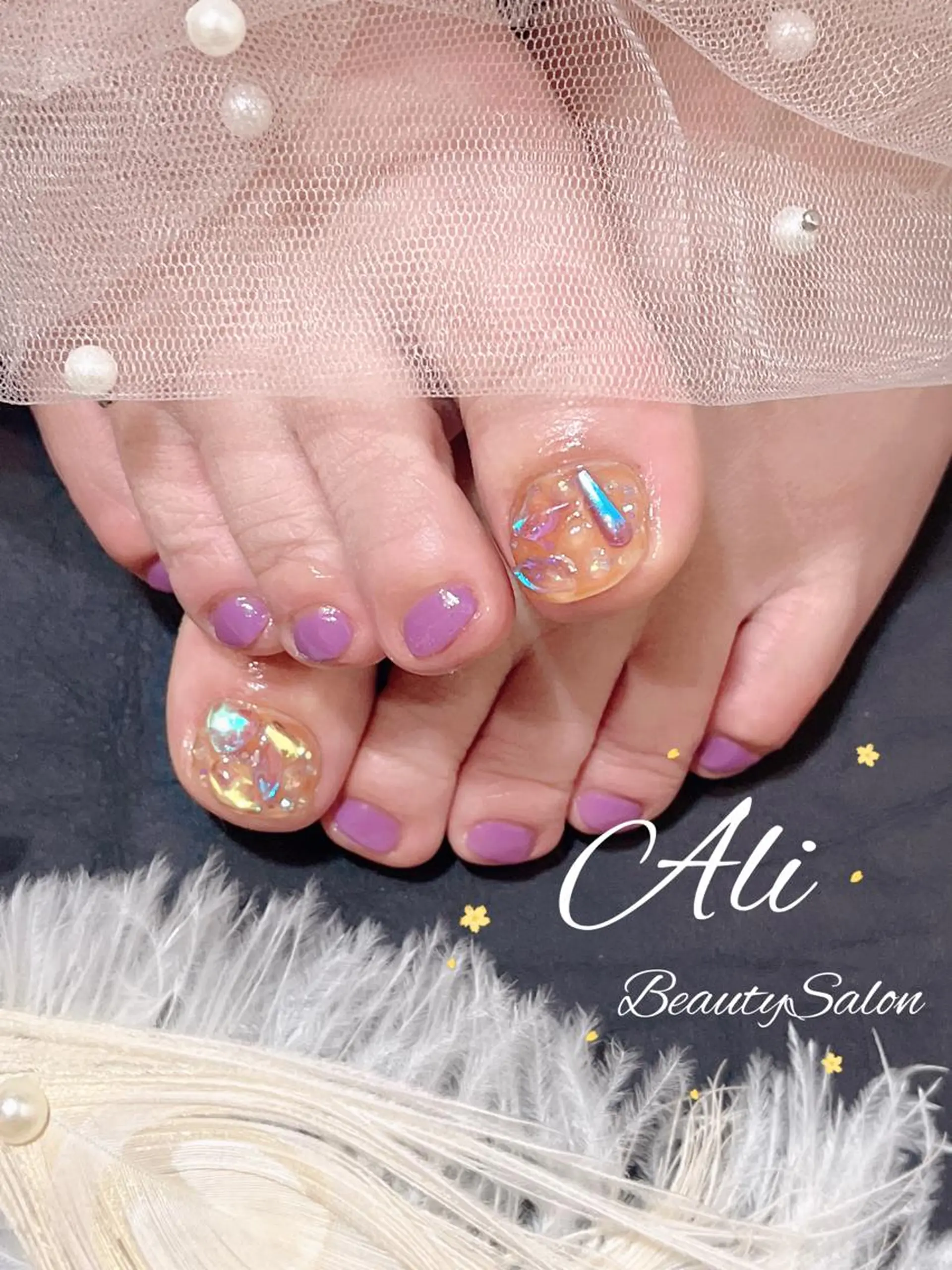 ネイル フットネイル Ali 新小岩 ネイル専門のネイルデザイン