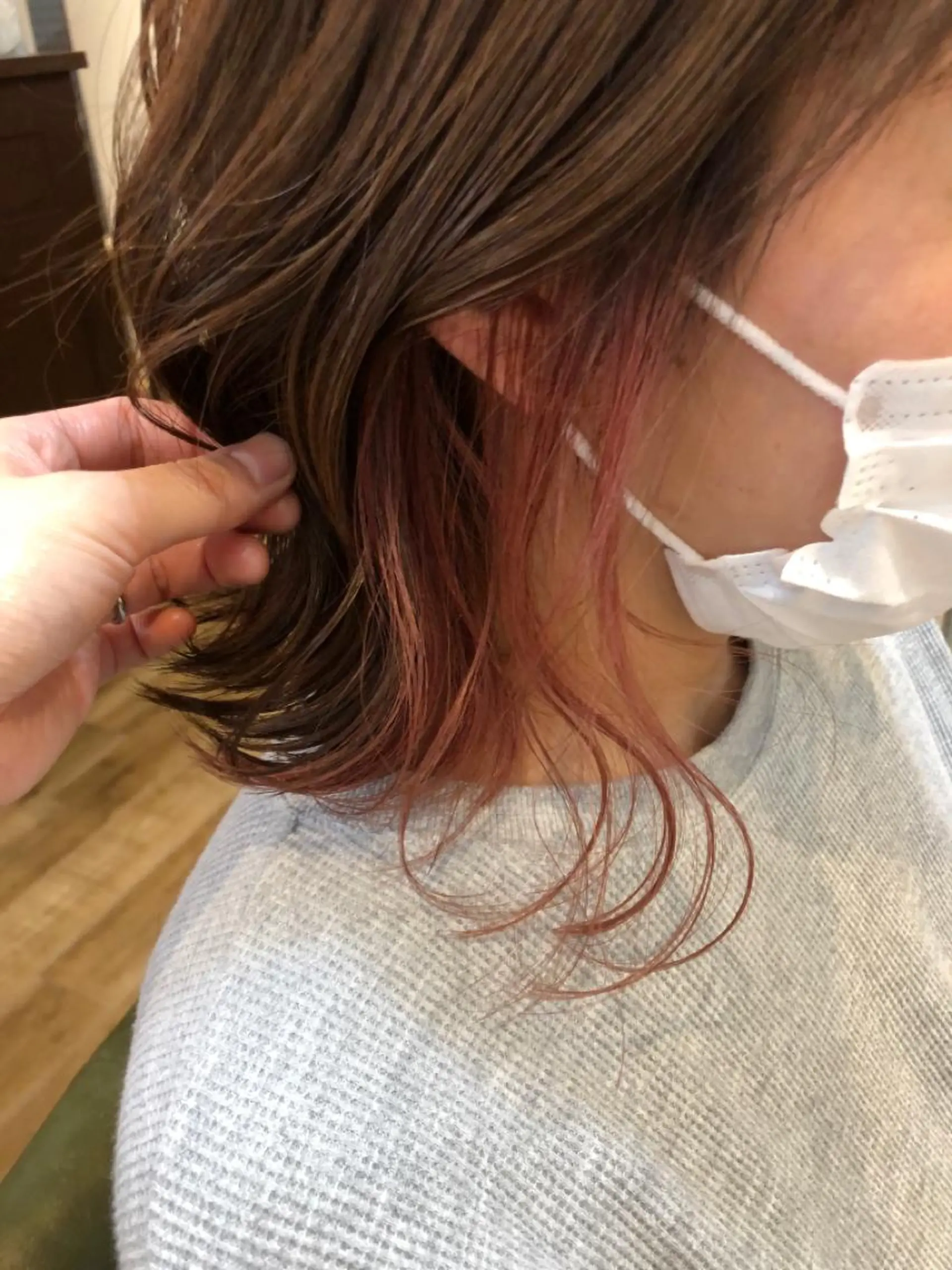 ミディアム カラー ヘアカラー トリートメント HAIR Grapefruit Moon所属・佐藤 美幸のヘアスタイル