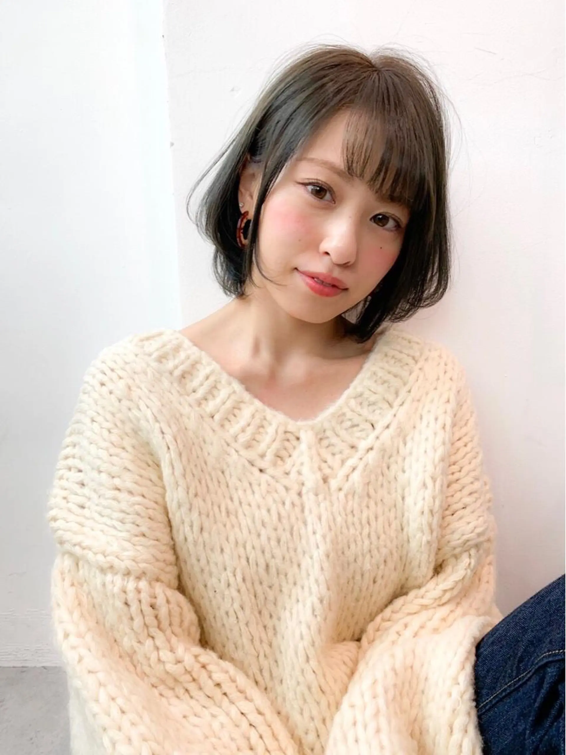 ミディアム カラー ヘアアレンジ カット ヘアカラー トリートメント ヘッドスパ ヘアセット 公式🎠LAND 池袋店🎠のヘアスタイル