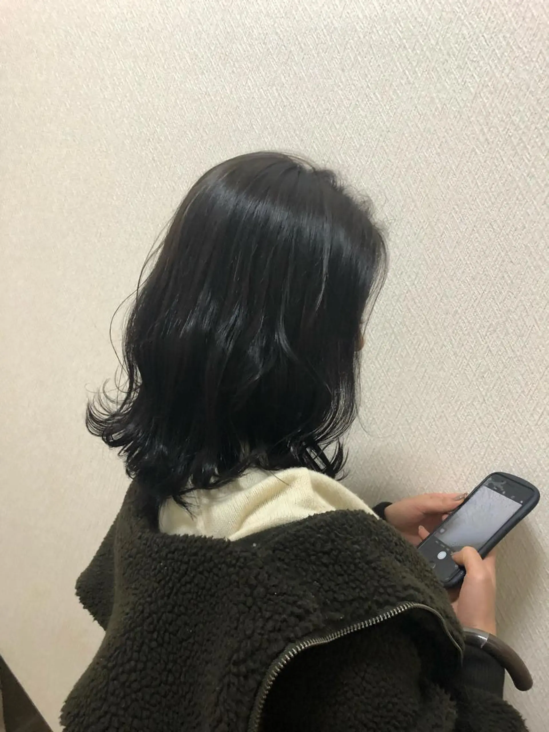 ミディアム カット ヘアカラー 水野 雪 /パーマ/暖色カラーのヘアスタイル