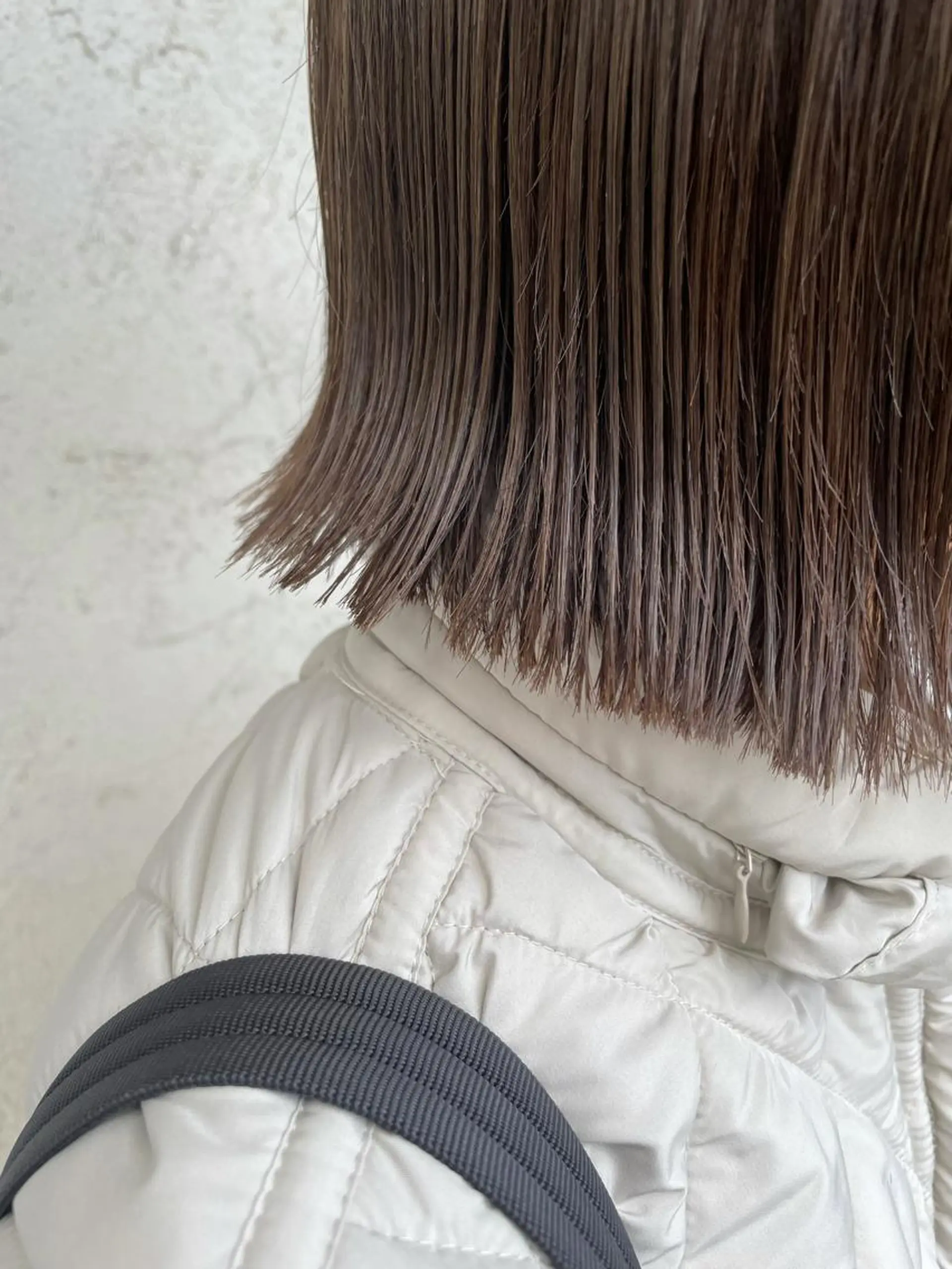 ミディアム カット ヘアカラー トリートメント しもかわ かほのヘアスタイル