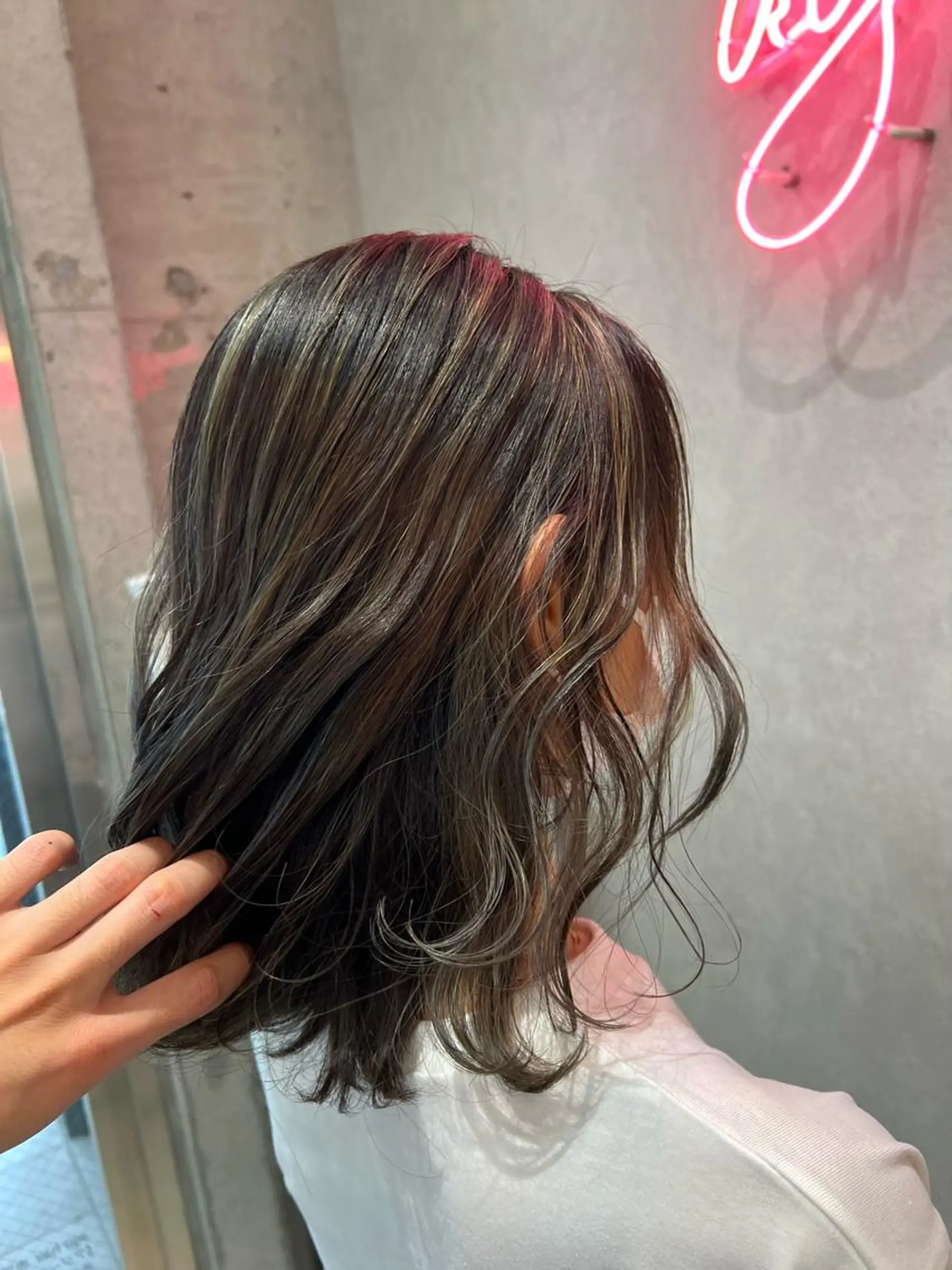 ロング ハイライト 🏝メンズカット特化 赤羽🏝SHOのヘアスタイル