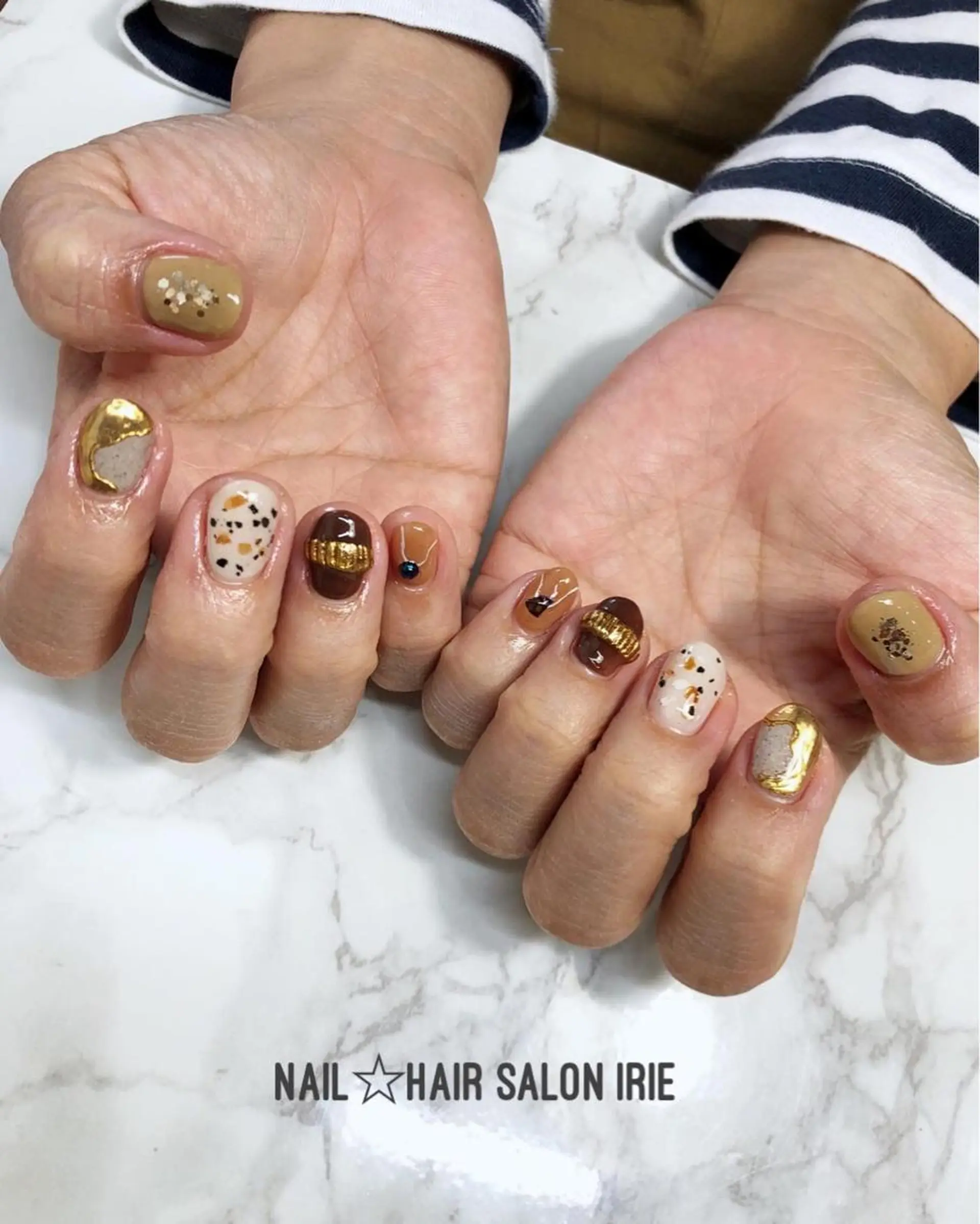 ネイル ハンドネイル Hair salon Irie所属・與儀 知佳のネイルデザイン