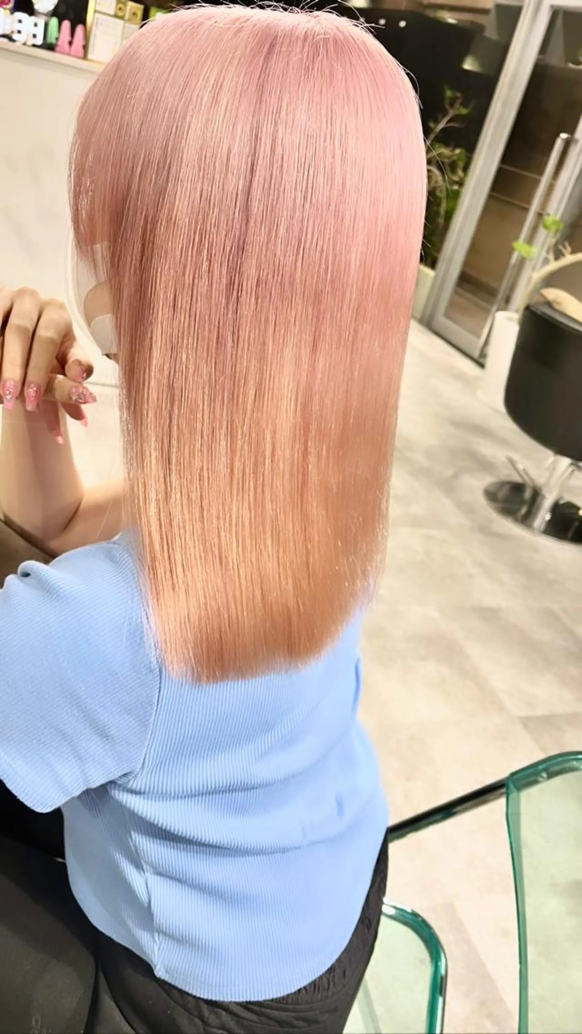 セミロング Lavy kyoto所属・Lavy カラー&エクステのヘアスタイル