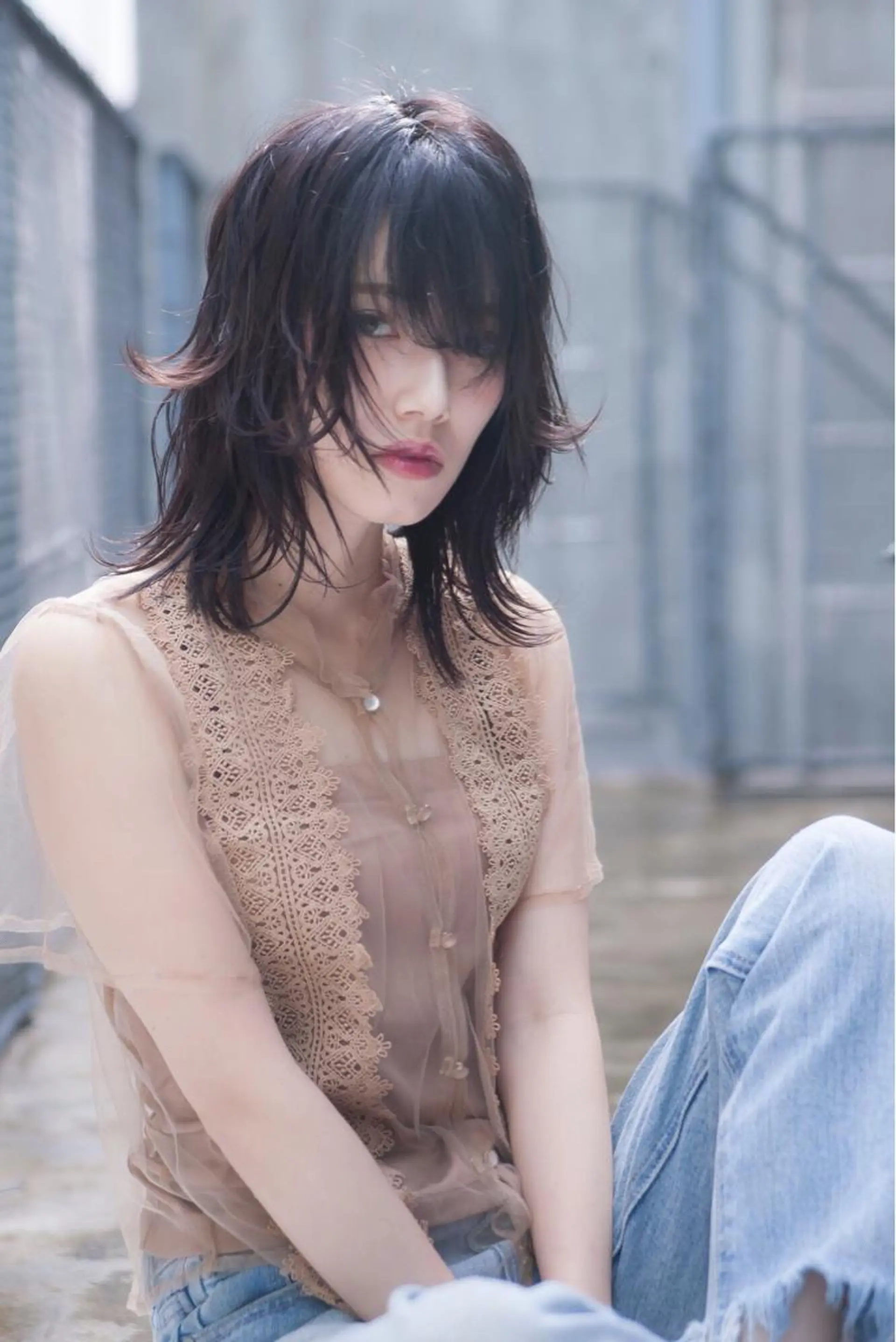 ミディアム カラー hao所属・西山 頌太のヘアスタイル