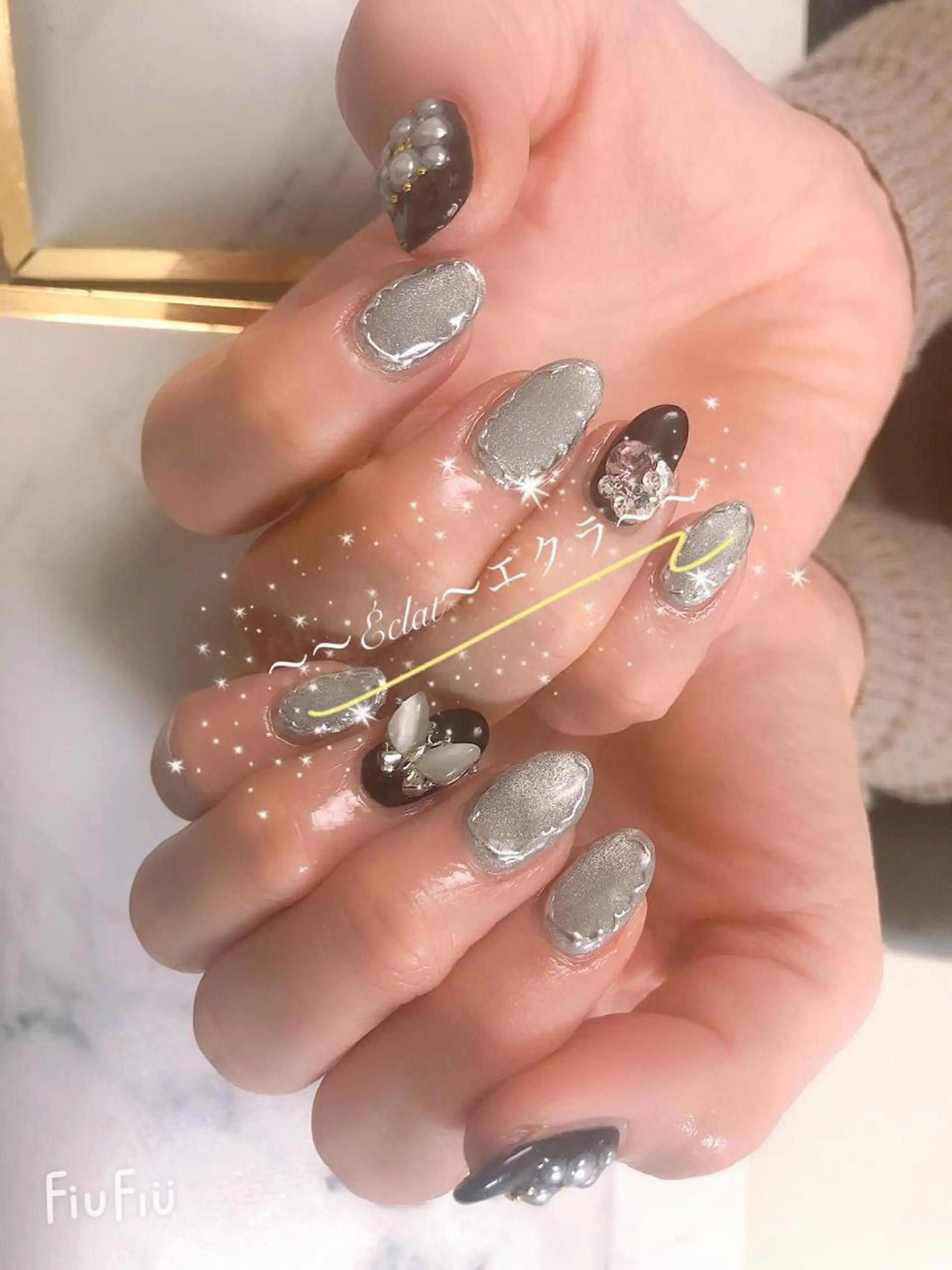 ネイル ネイルサロンエクラ 🫧Shizukaのネイルデザイン