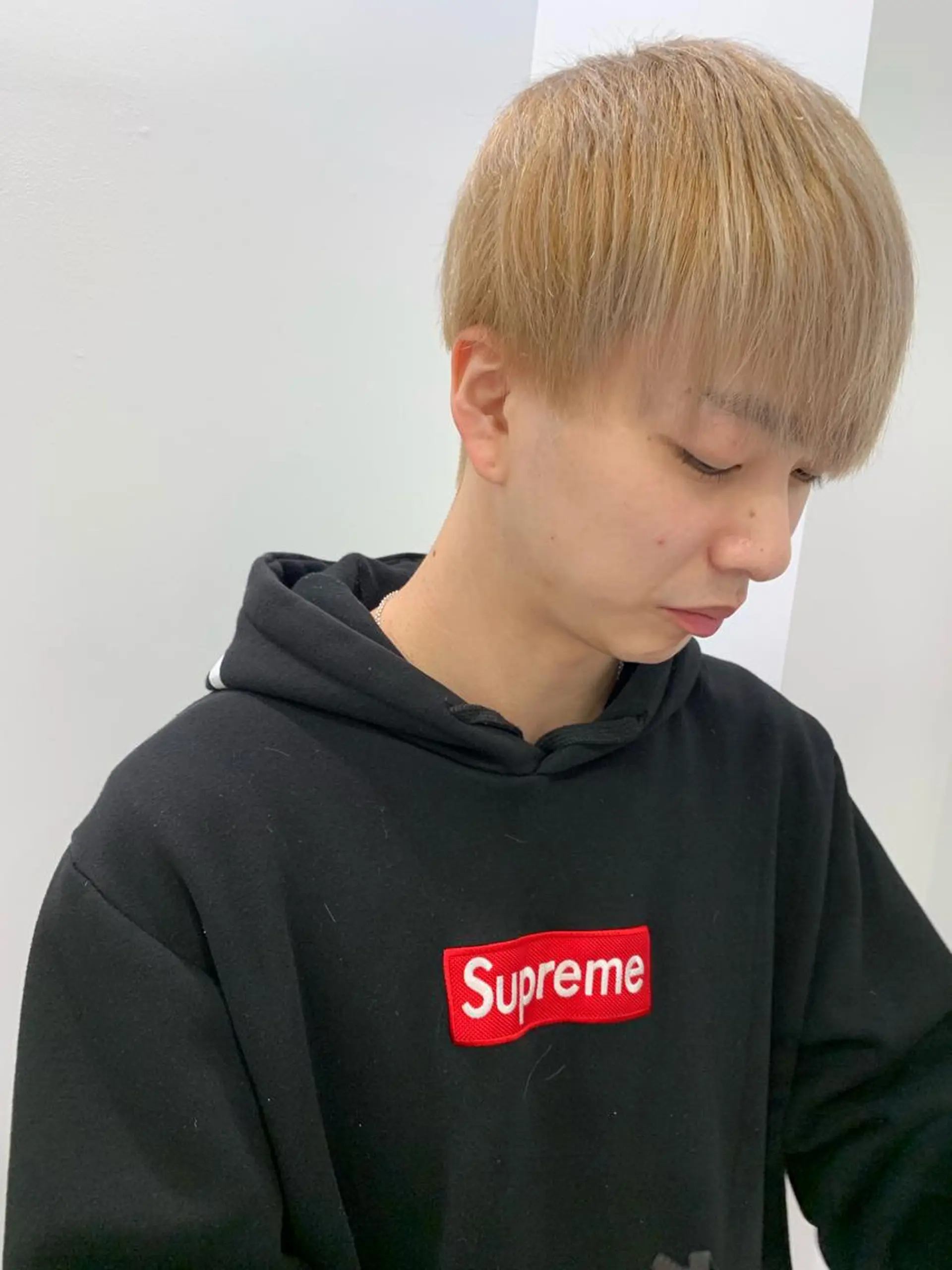 メンズ BABY 艶髪暗髪ヘア💖達人のヘアスタイル