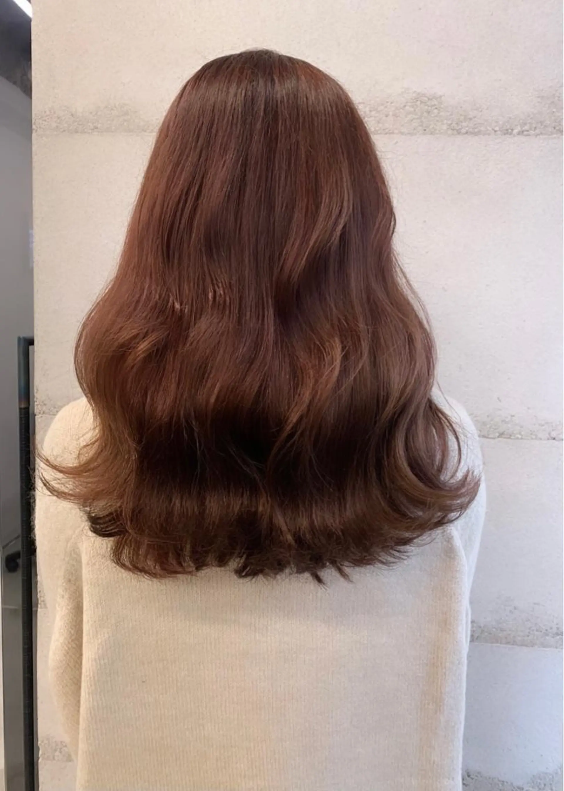 ミディアム カラー 透明感/オリーブ/ グレージュ/YUKAのヘアスタイル