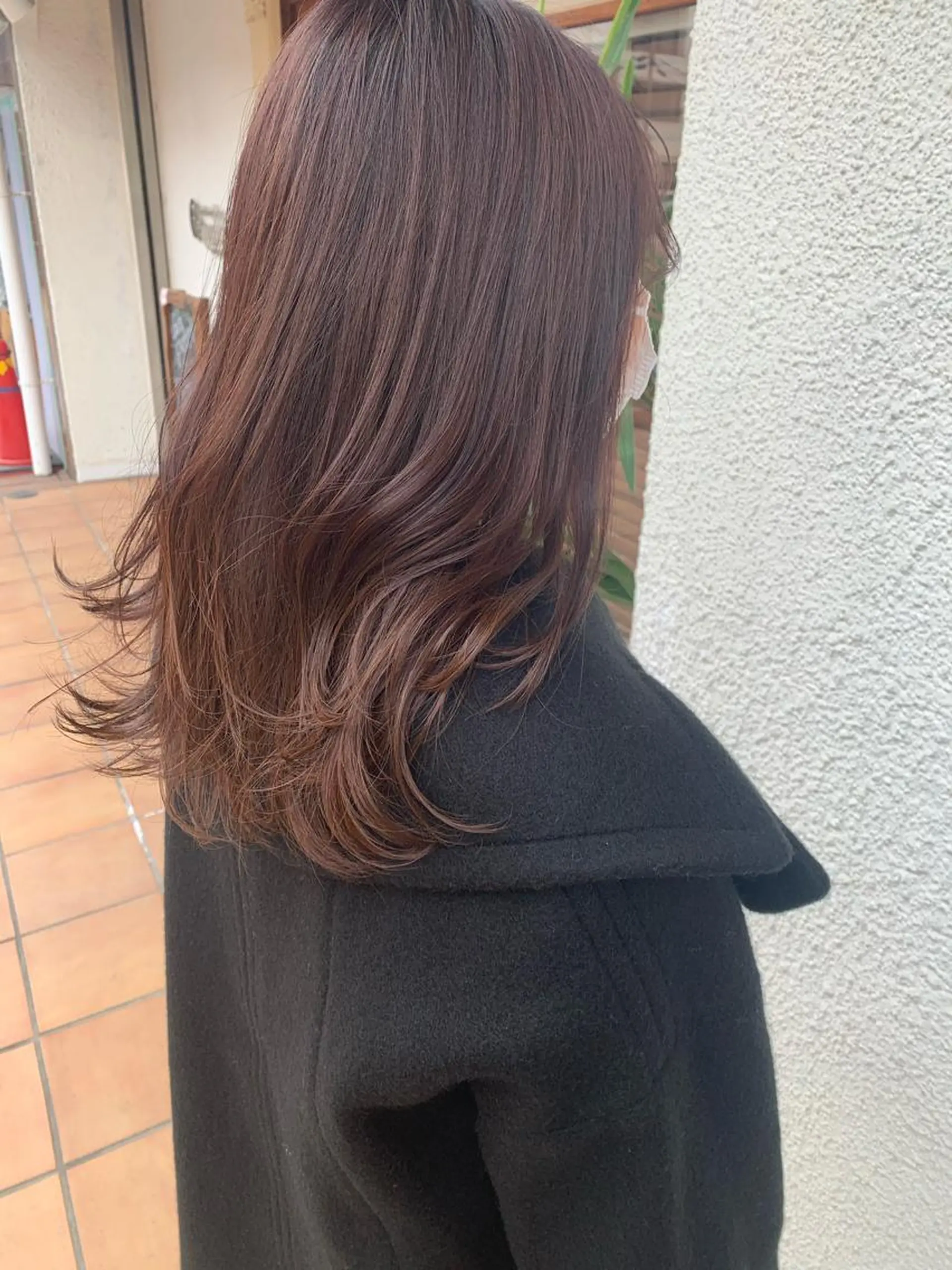 セミロング カラー ヘアアレンジ 中津/柔らかカラー/ ナガオ　イズミのヘアスタイル