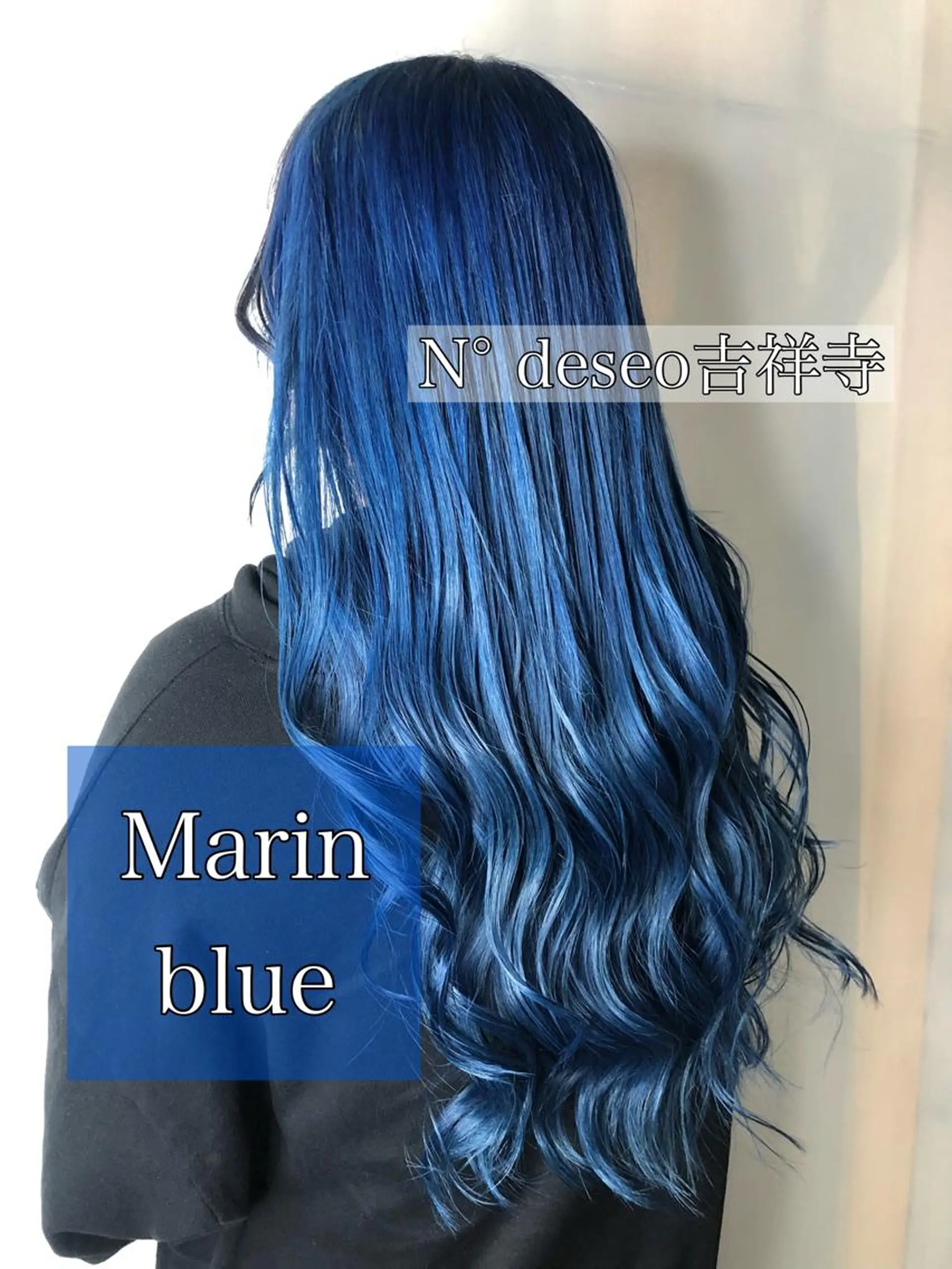 ロング カラー ヘアアレンジ ブリーチ ブルーカラー ケアブリーチ イルミナカラー 推しカラー美容師 Yukino🌈のヘアスタイル