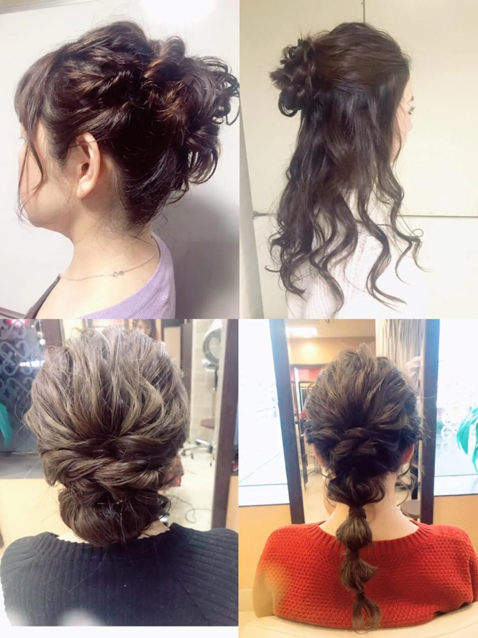 ヘアアレンジ 透明感カラー✨艶髪 制作🌱山根あゆみのヘアスタイル