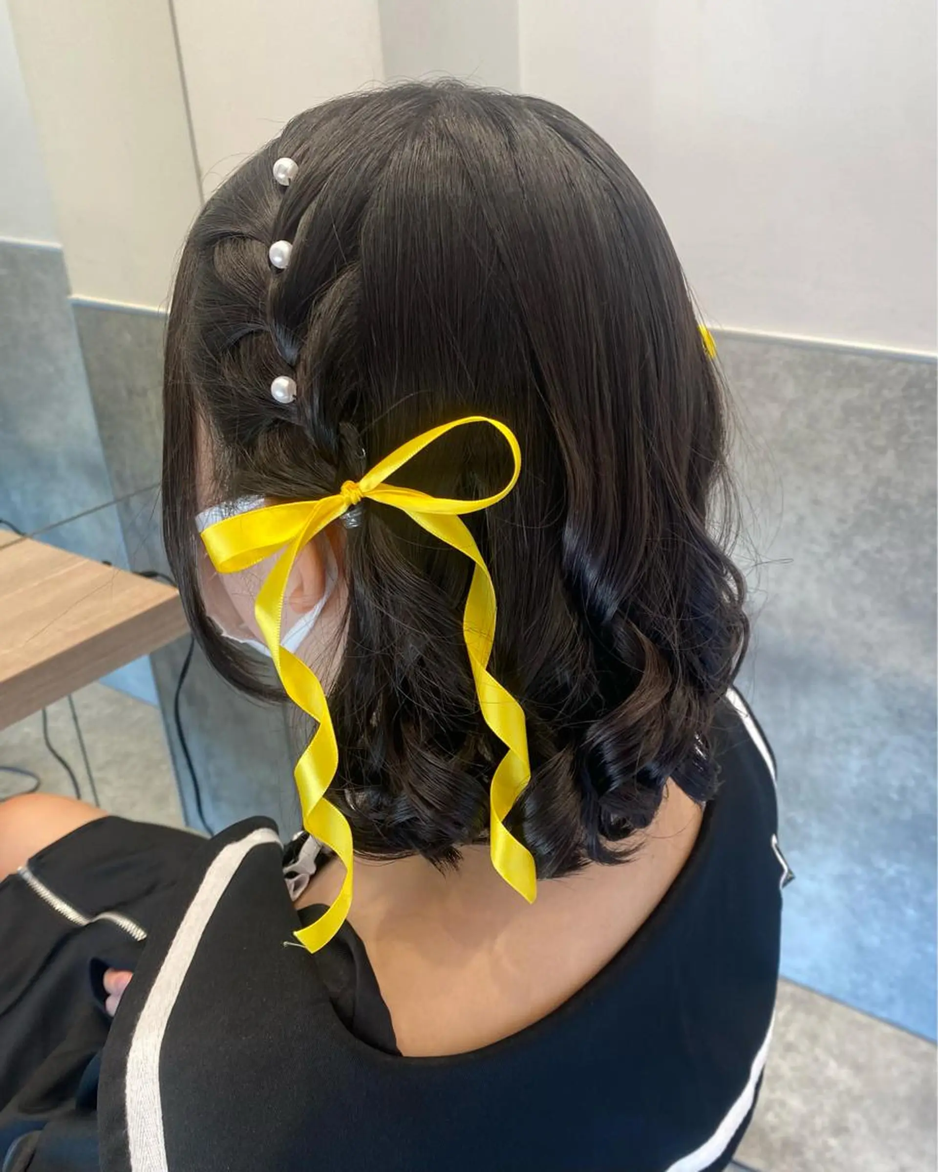 ミディアム ヘアアレンジ 💗ガーリーヘア🎀 saki💗のヘアスタイル