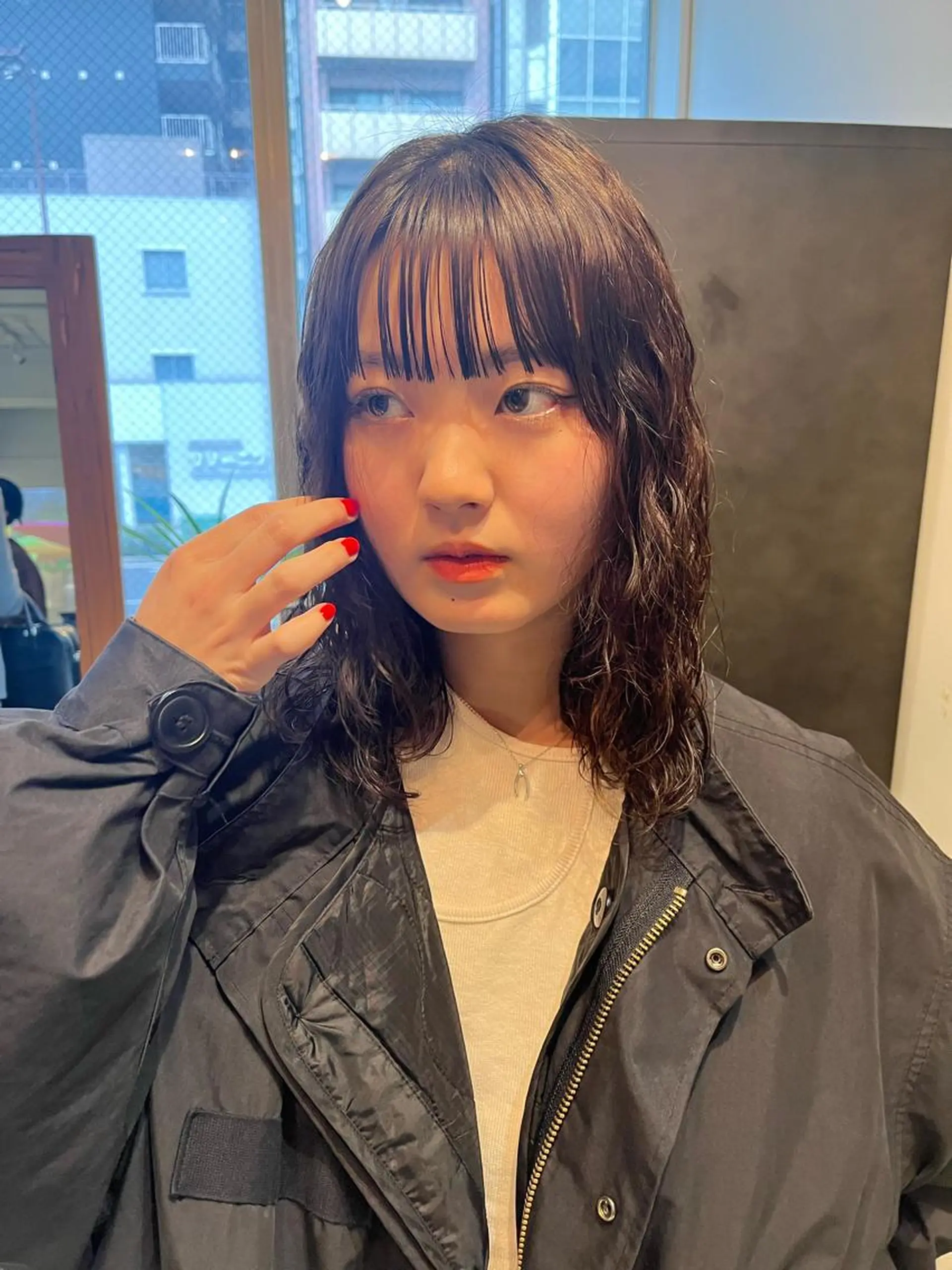 ミディアム siki所属・SIKI yuuna レイヤーカット🪽のヘアスタイル