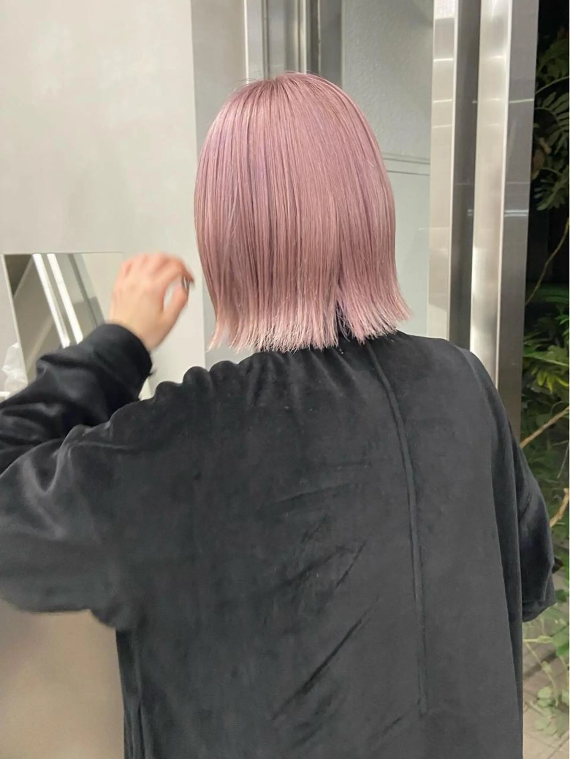 ショート カラー ピンクカラー カット ヘアカラー yuna/ボブカット /ハイトーンカラーのヘアスタイル