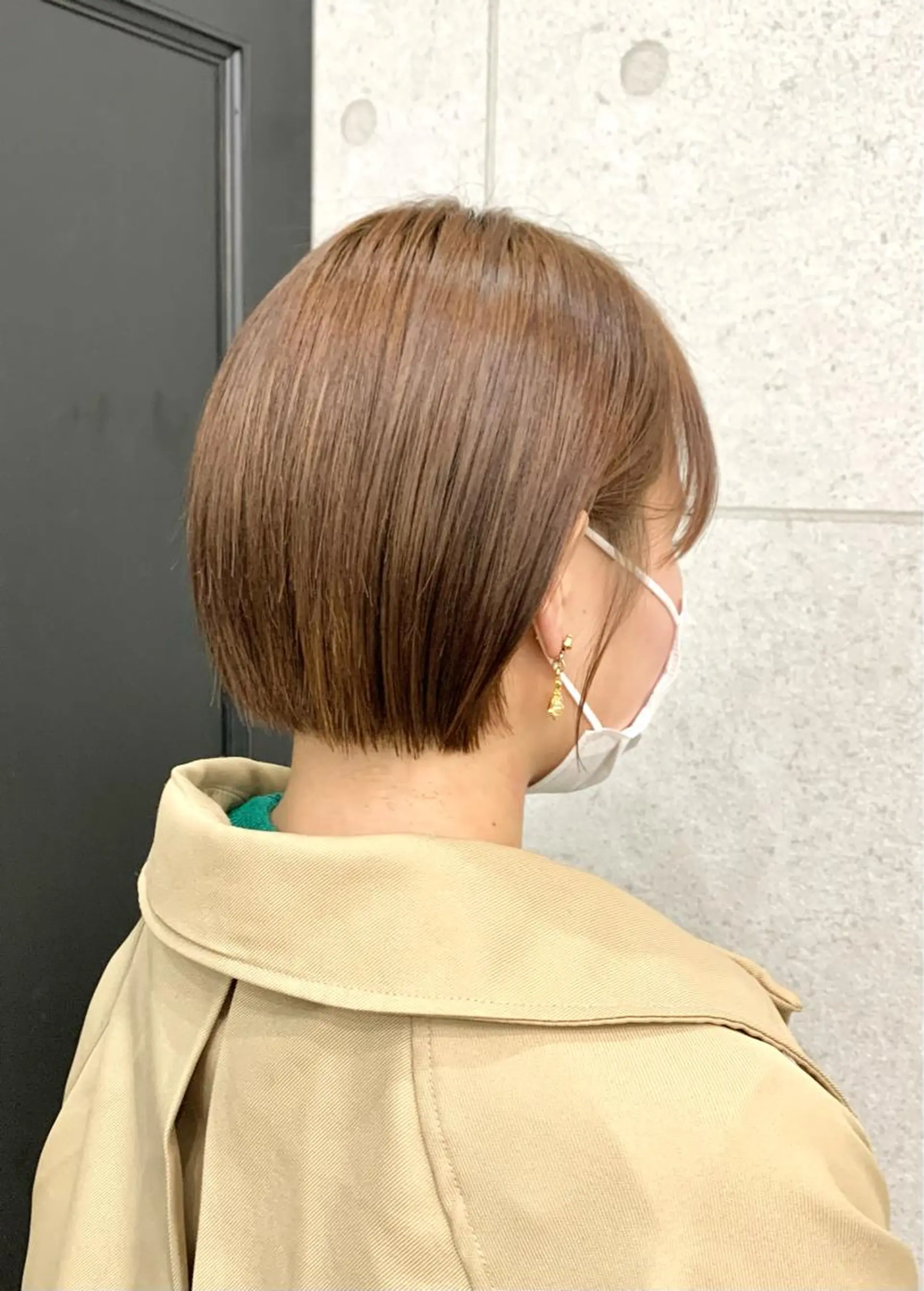 ショート カラー レイヤー ハイトーン 暖色⭐︎KANAKOのヘアスタイル