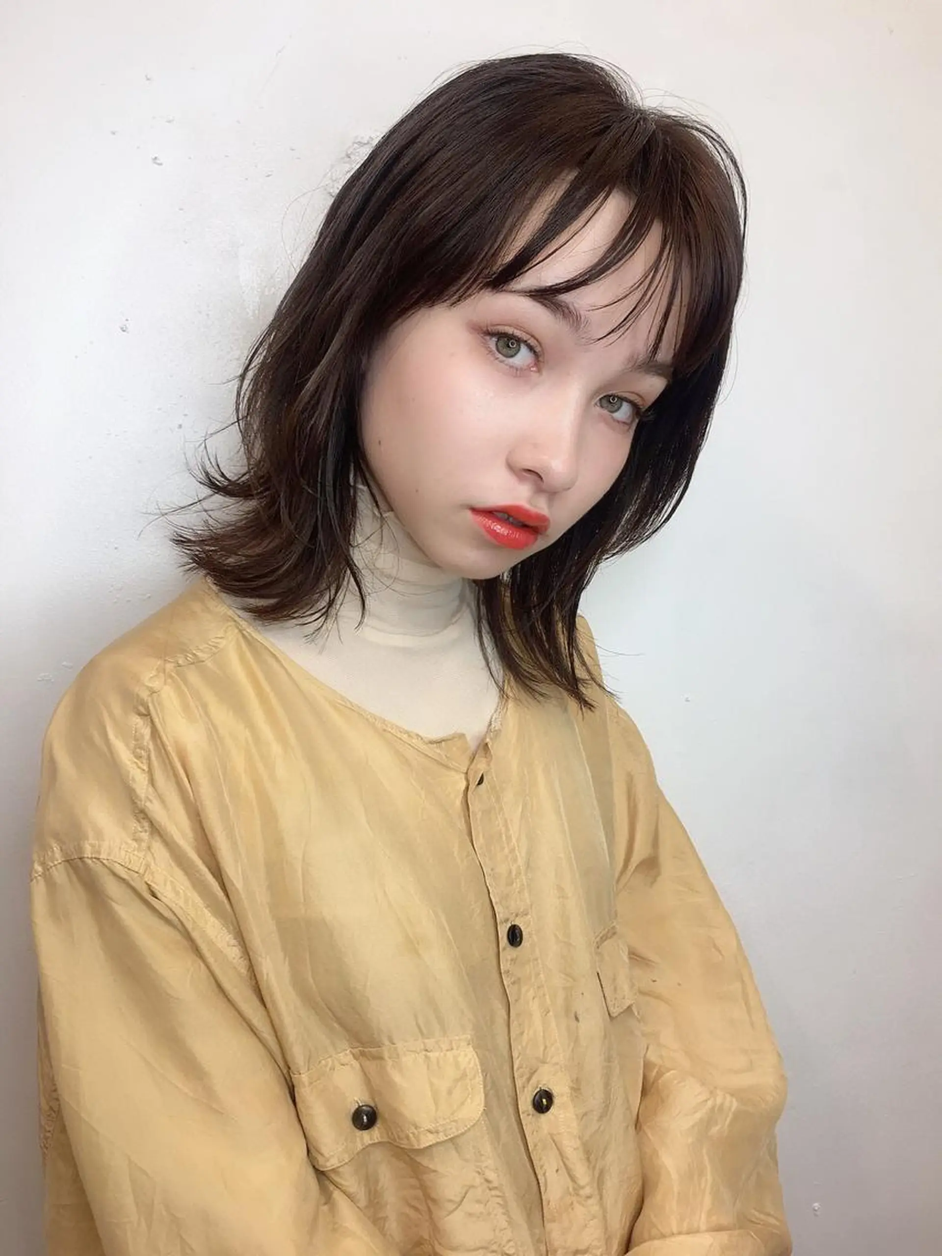ミディアム 鎌倉 彩のヘアスタイル