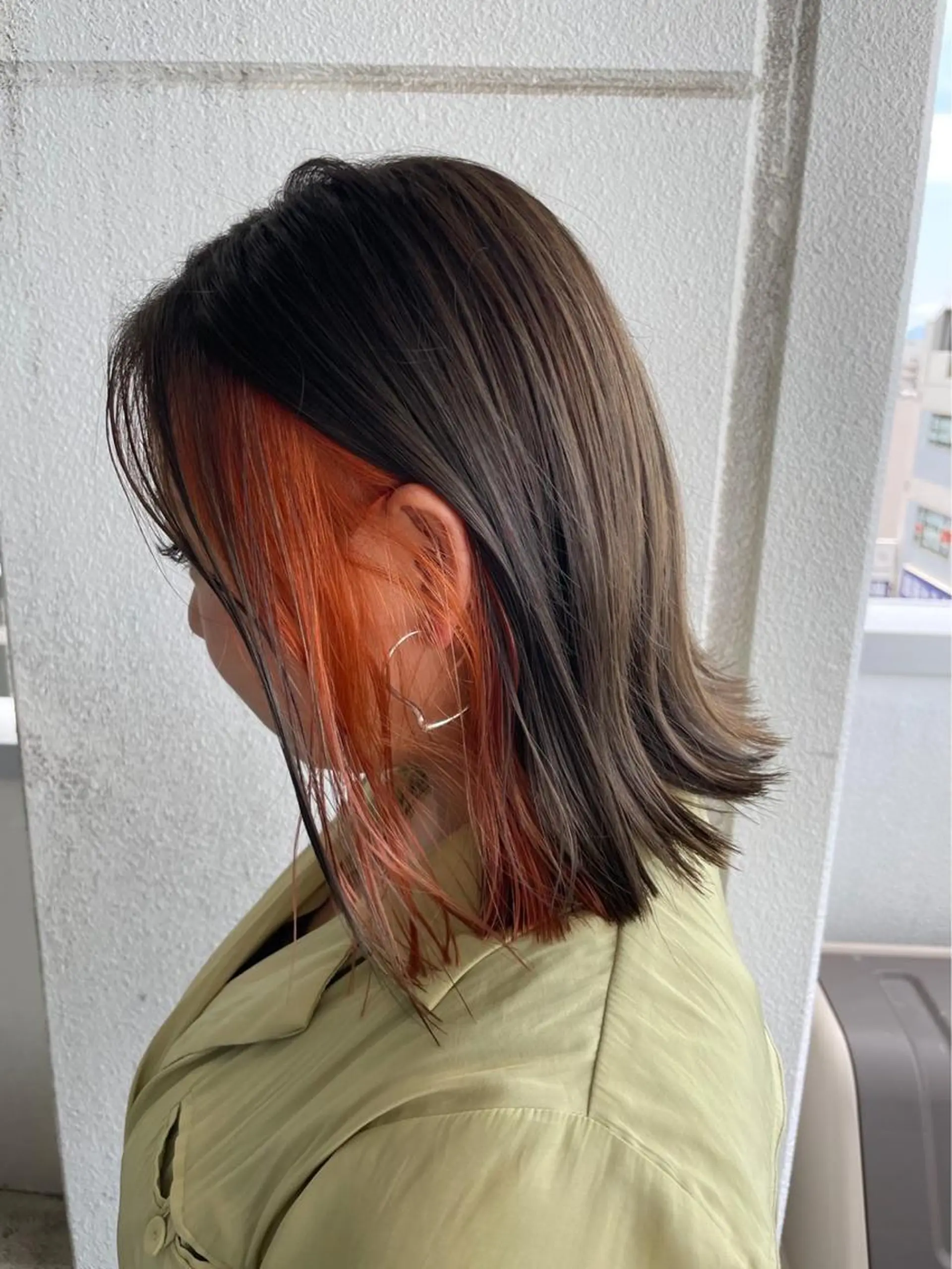 ミディアム カラー 関野 大悟のヘアスタイル