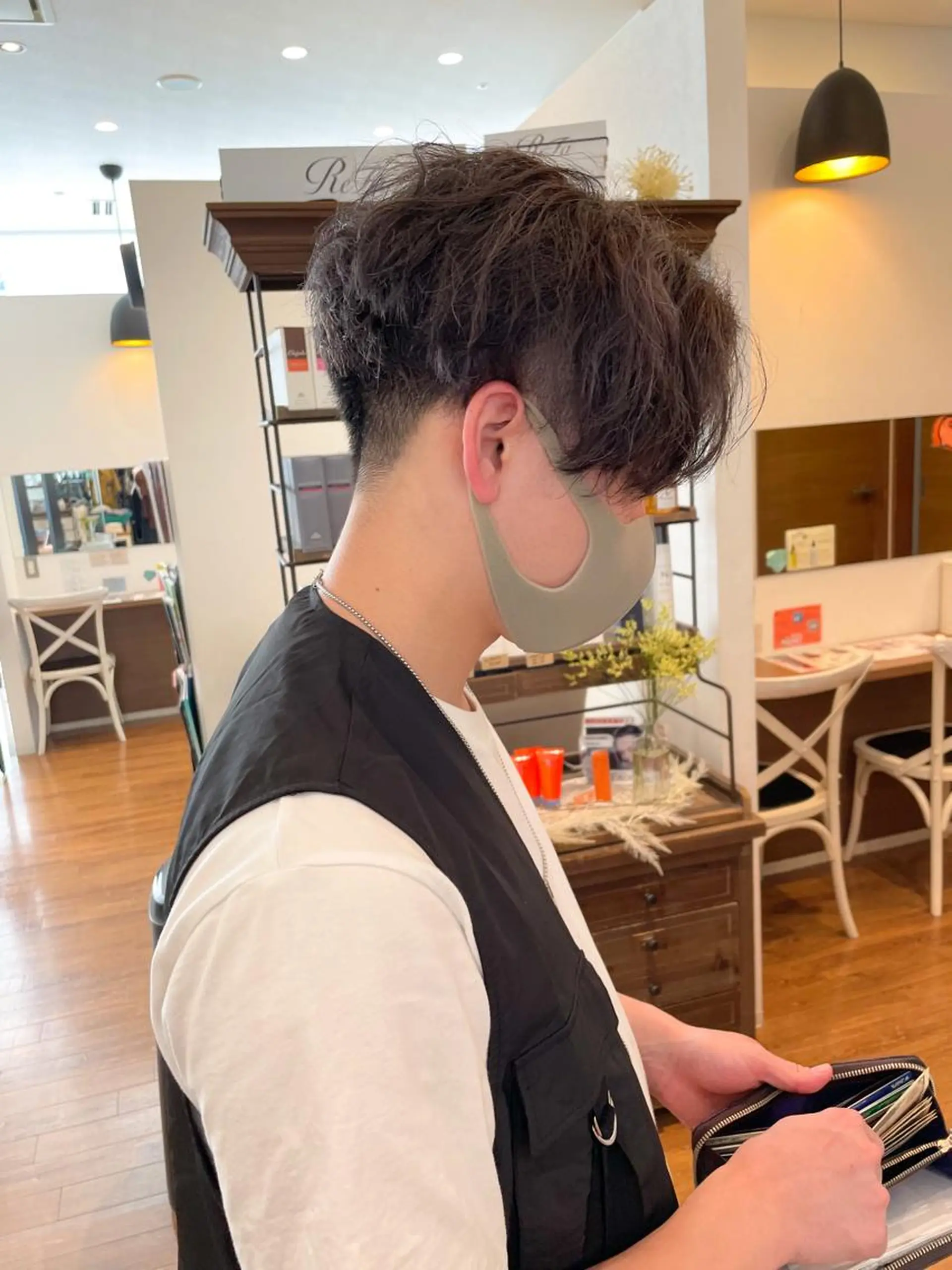 ショート メンズ メンズパーマ カット パーマ 髪質改善/ブリーチ 田代 龍我のヘアスタイル